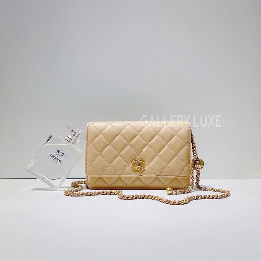No.3308-Chanel Pearl Crush Wallet On Chain (Brand New / 全新)