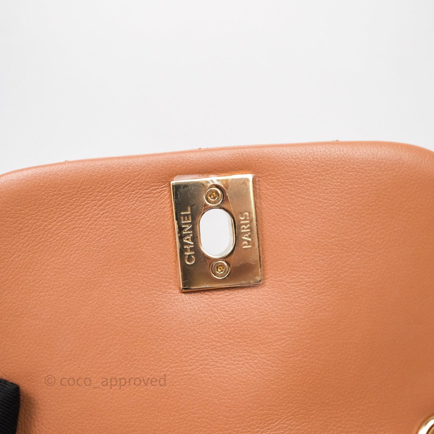 Chanel Small Duma Drawstring Backpack Camel Calfskin