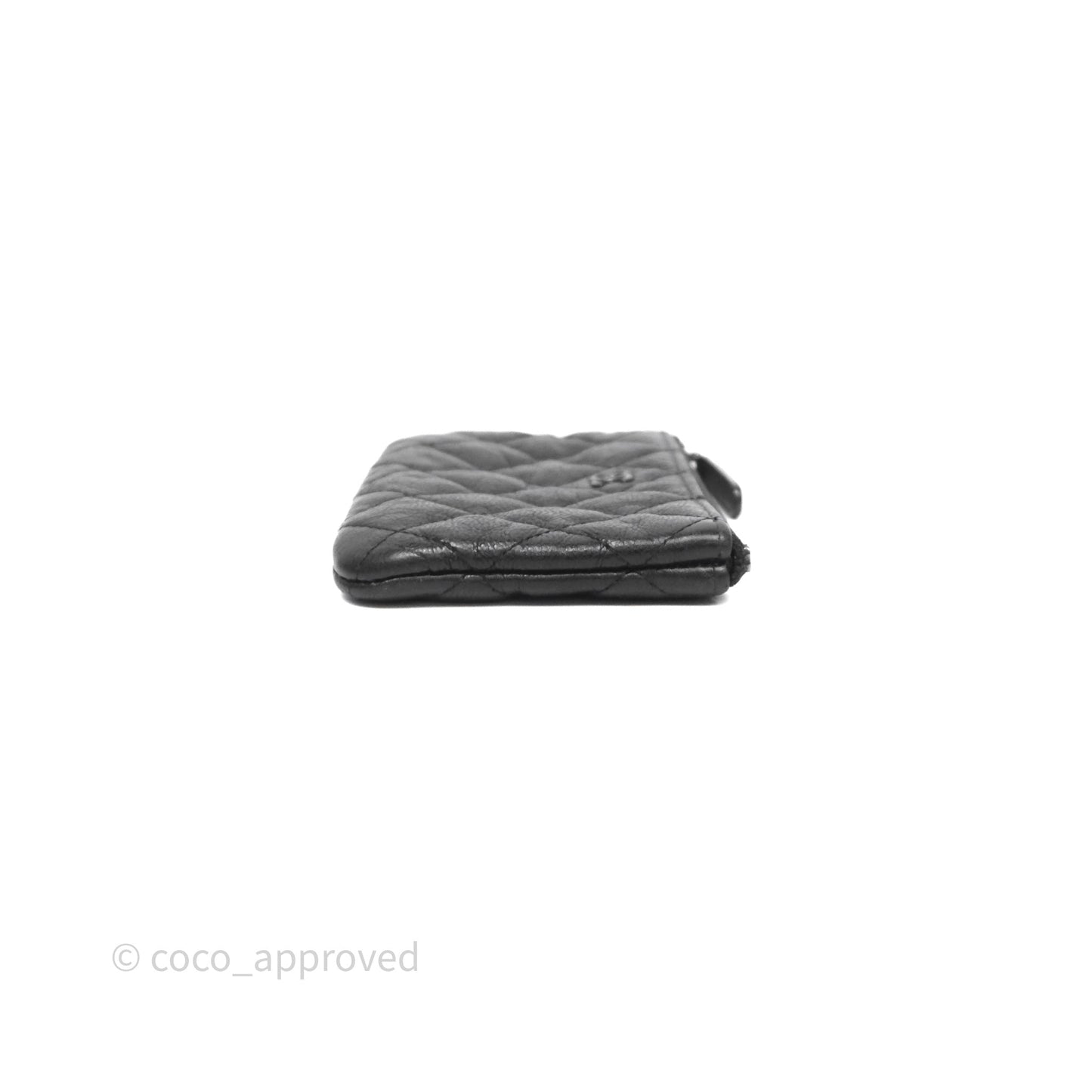 Chanel Quilted Mini O Case So Black Calfskin