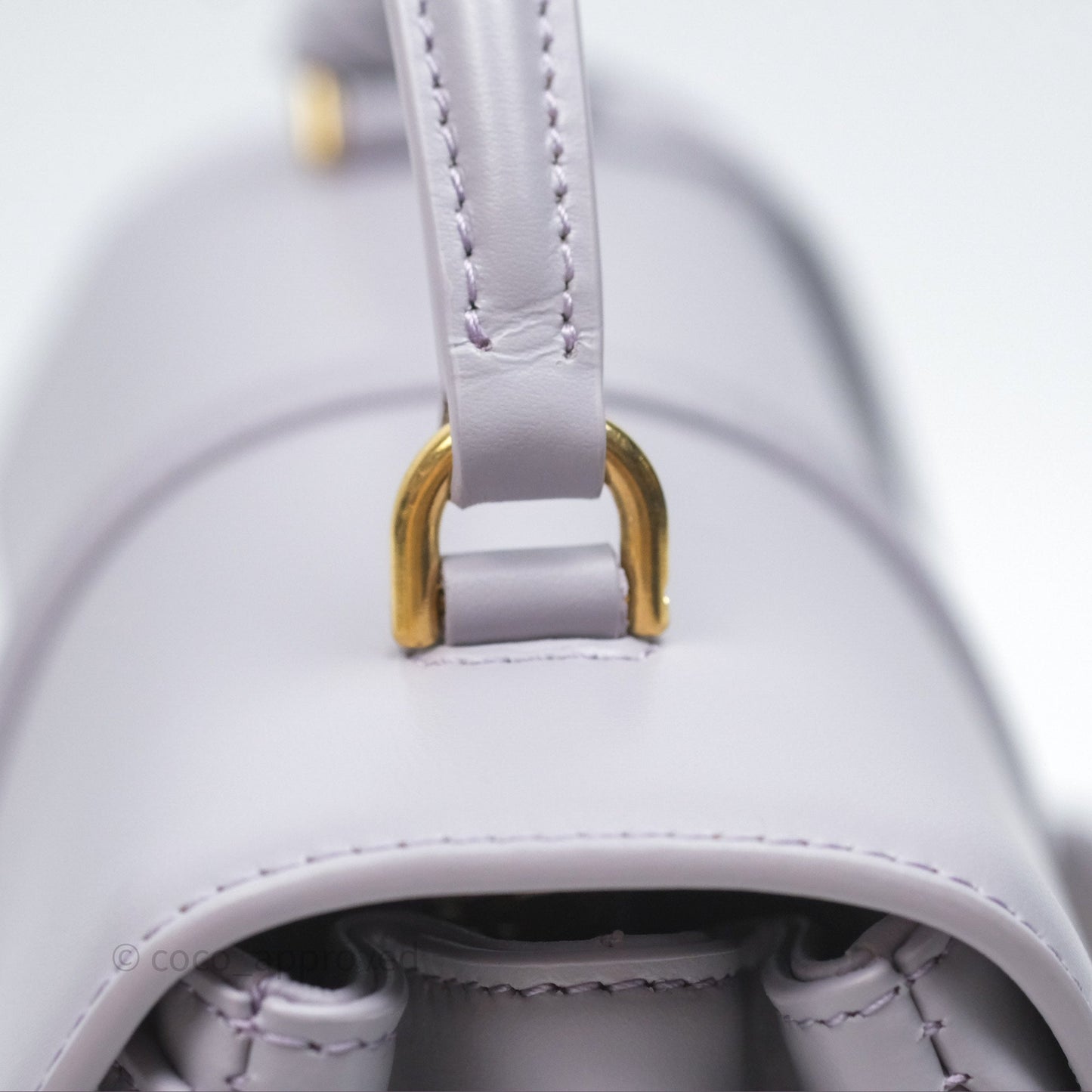 Celine Mini 16 Bag in Satinated Calfskin Light Lilac