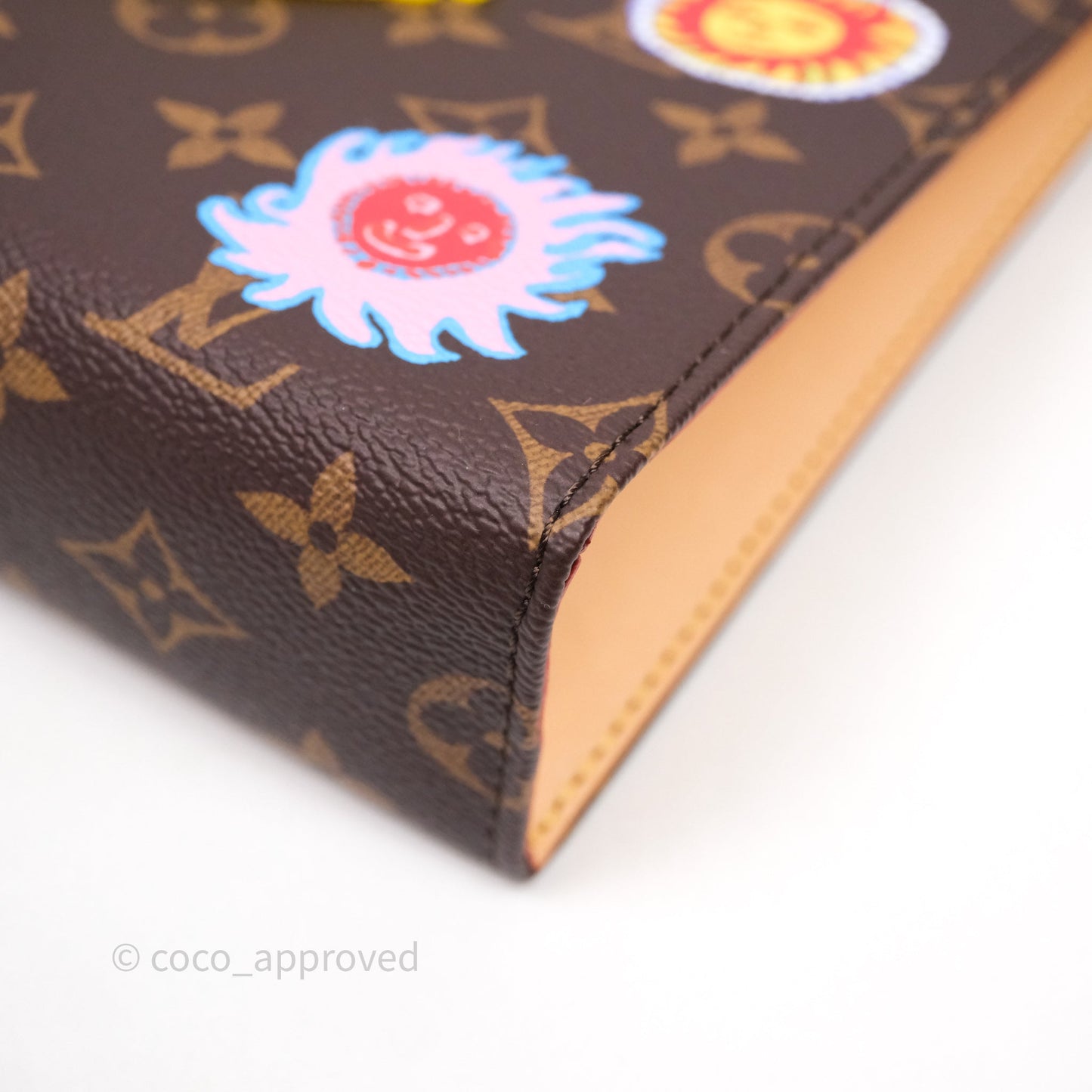 Louis Vuitton x Yayoi Kusama Toiletry Pouch on Chain Monogram Embroidered