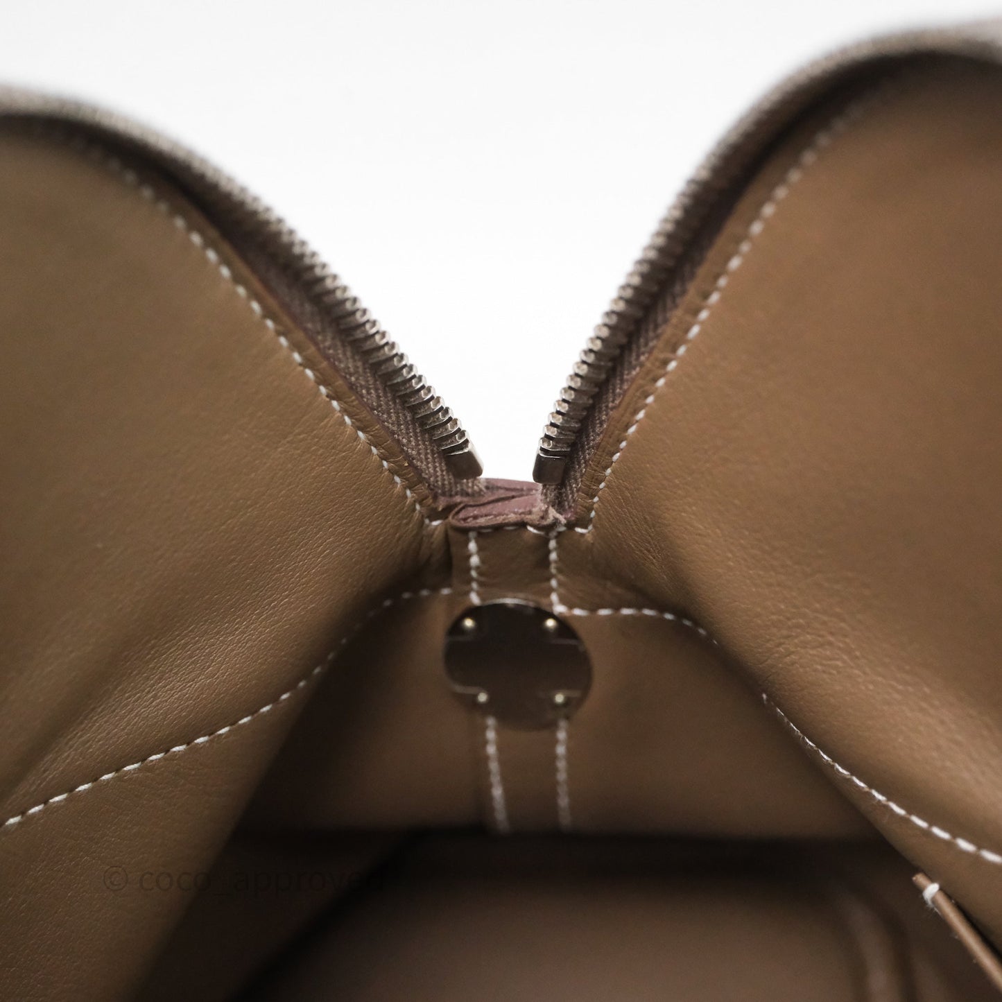 Hermès Bolide 31 Etoupe Evercolor Clemence Palladium Hardware