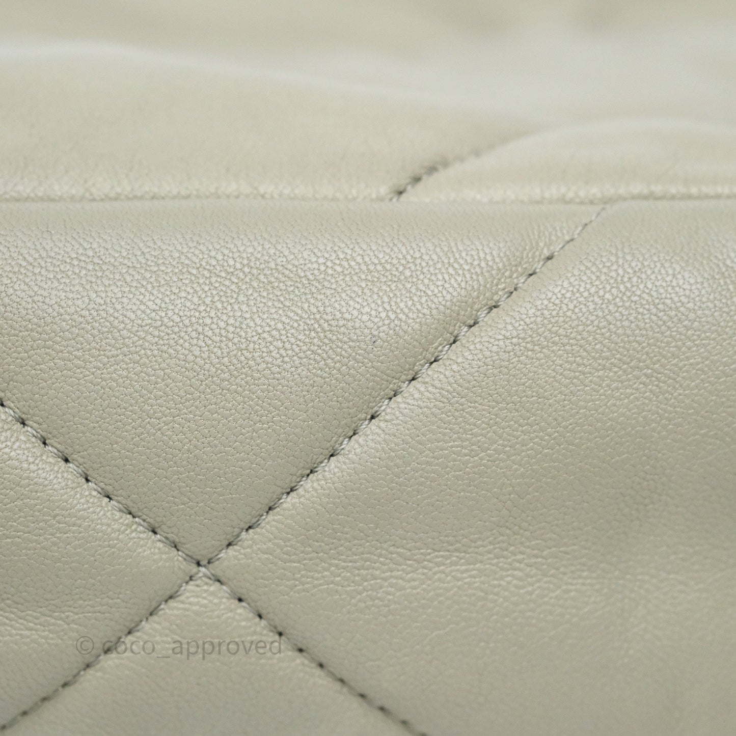 Chanel 19 Small Sage Grey Mixed Hardware