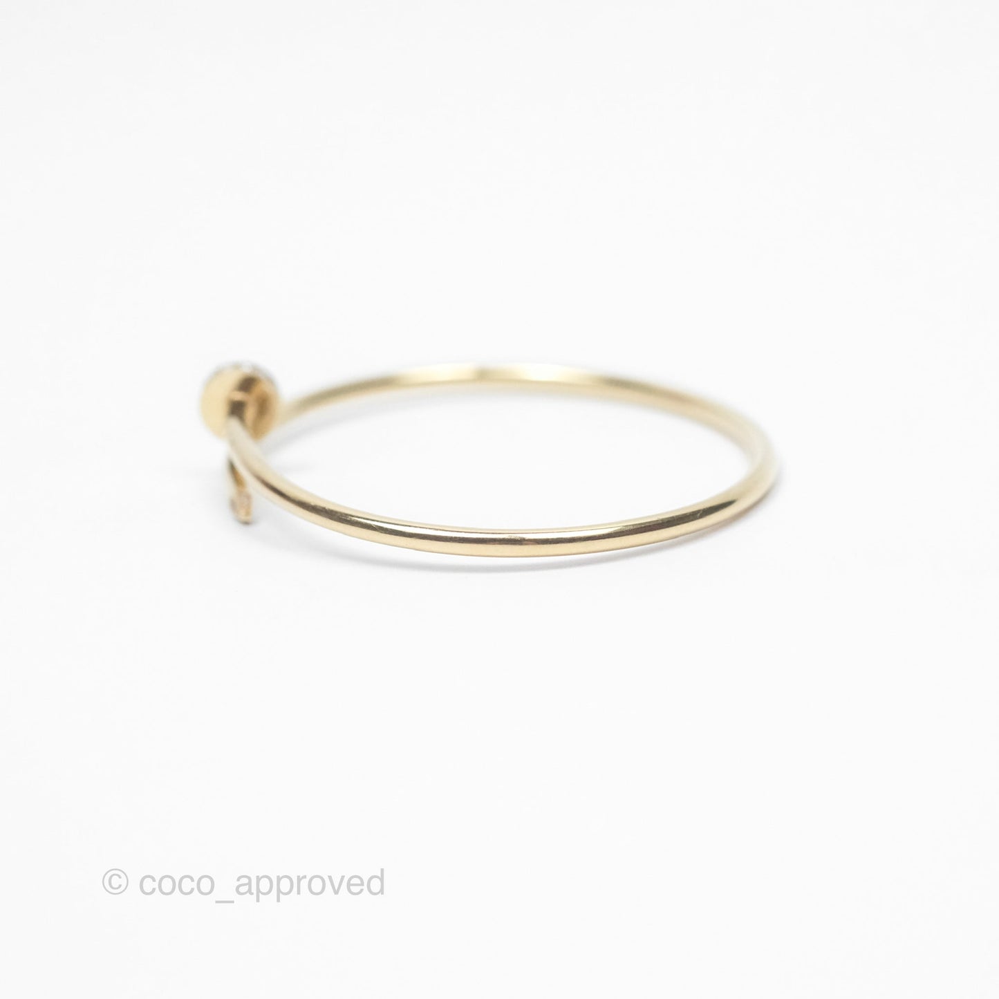 Cartier Small Juste Un Clou Bracelet 18K Yellow Gold Diamond