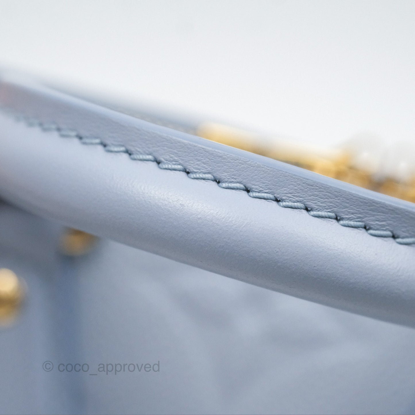 Louis Vuitton Speedy Bandoulière 20 Monogram Empreinte Leather Blue Hour