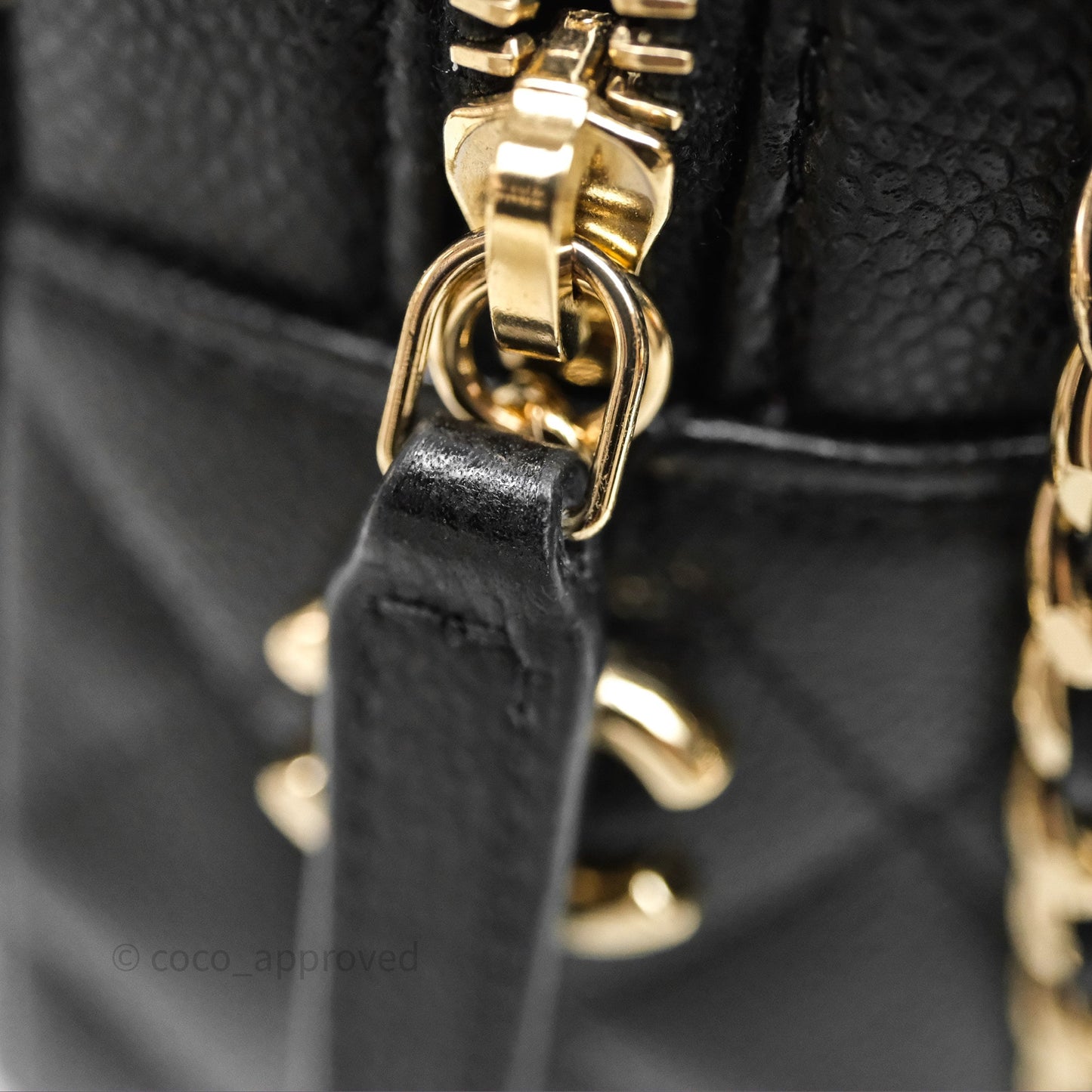 Chanel Classic Mini Backpack Black Caviar Gold Hardware