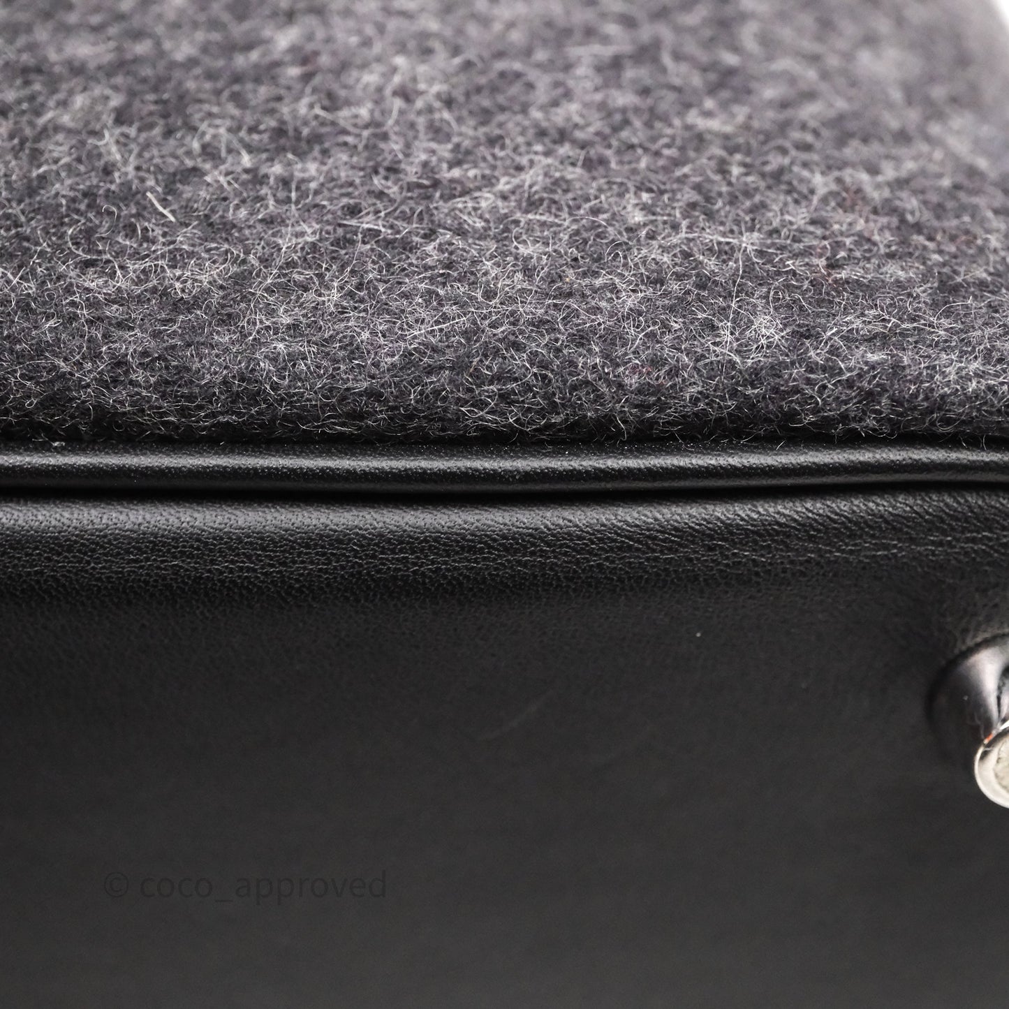 Hermès Picotin 18 Graphite 88/ Noir 89 Wool Swift Palladium Hardware