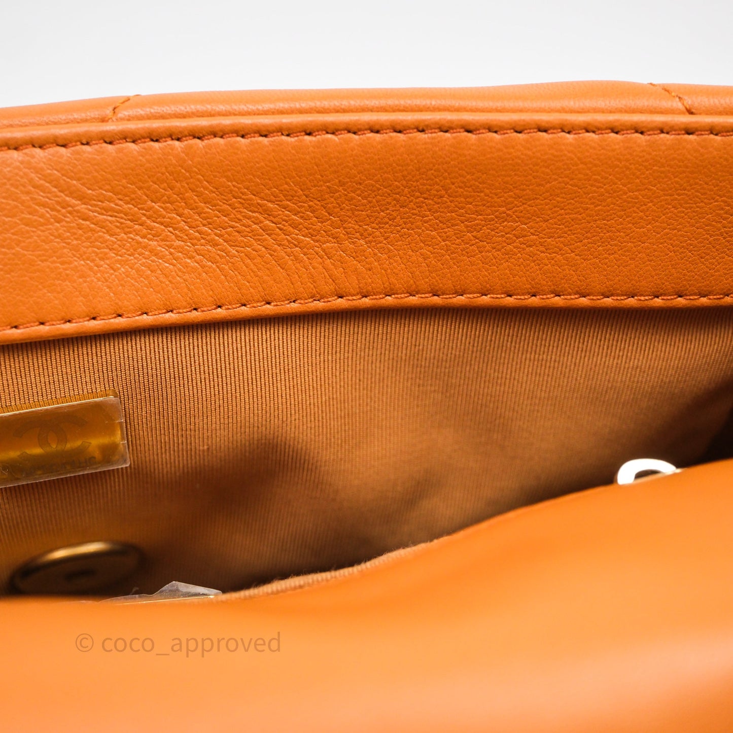 Chanel 19 Small Caramel Mixed Hardware