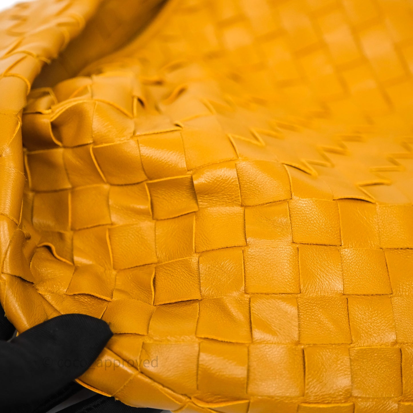 Bottega Veneta Teen Jodie Caramel Intrecciato Lambskin