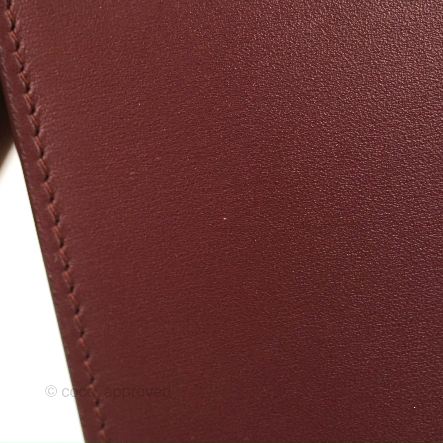 Celine Medium Classic Box Flap Burgundy Calfskin