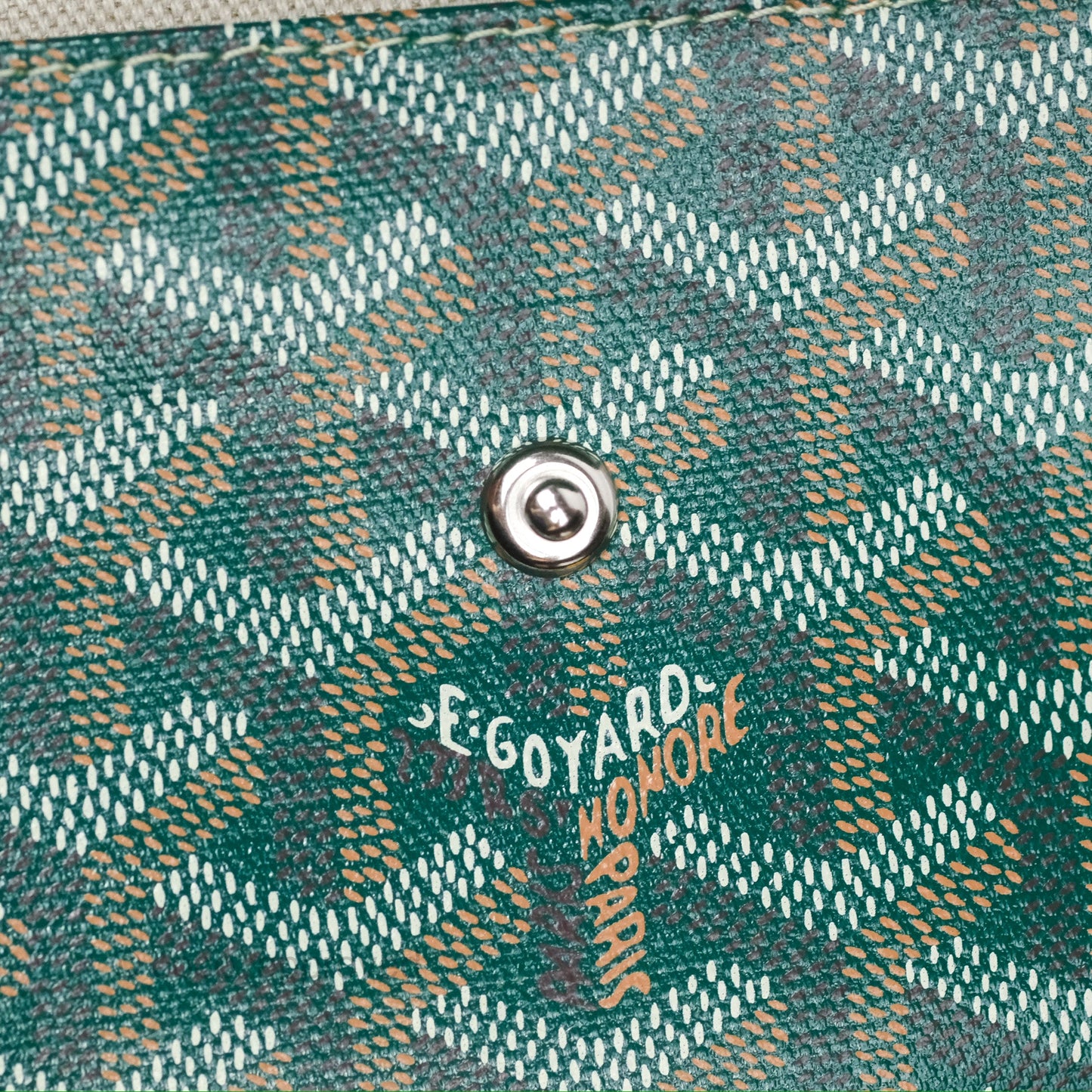 Goyard Bohème Hobo Bag Green Goyardine Canvas