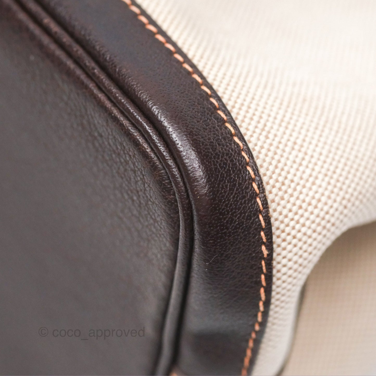 Hermès Garden Party 30 Canvas Brown/ Natural