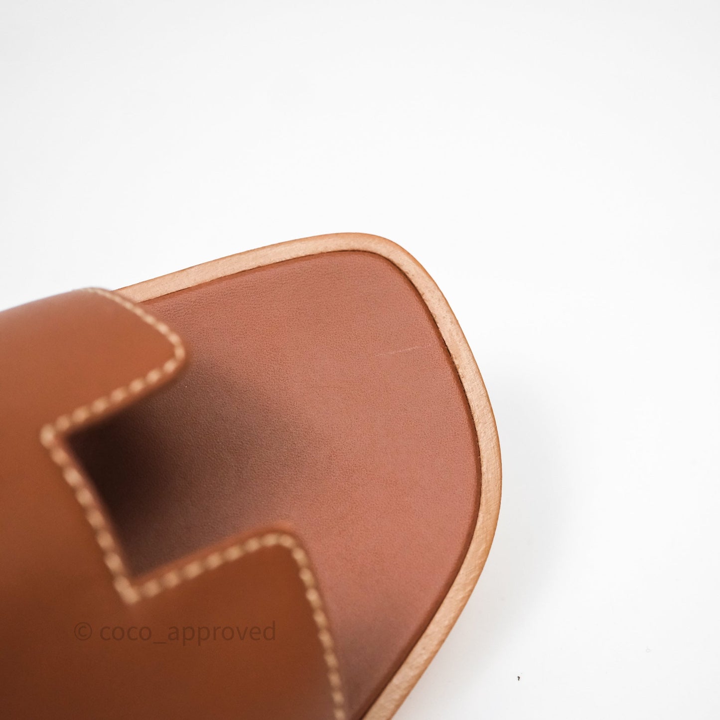 Hermes Oran Sandal Gold Size 36.5