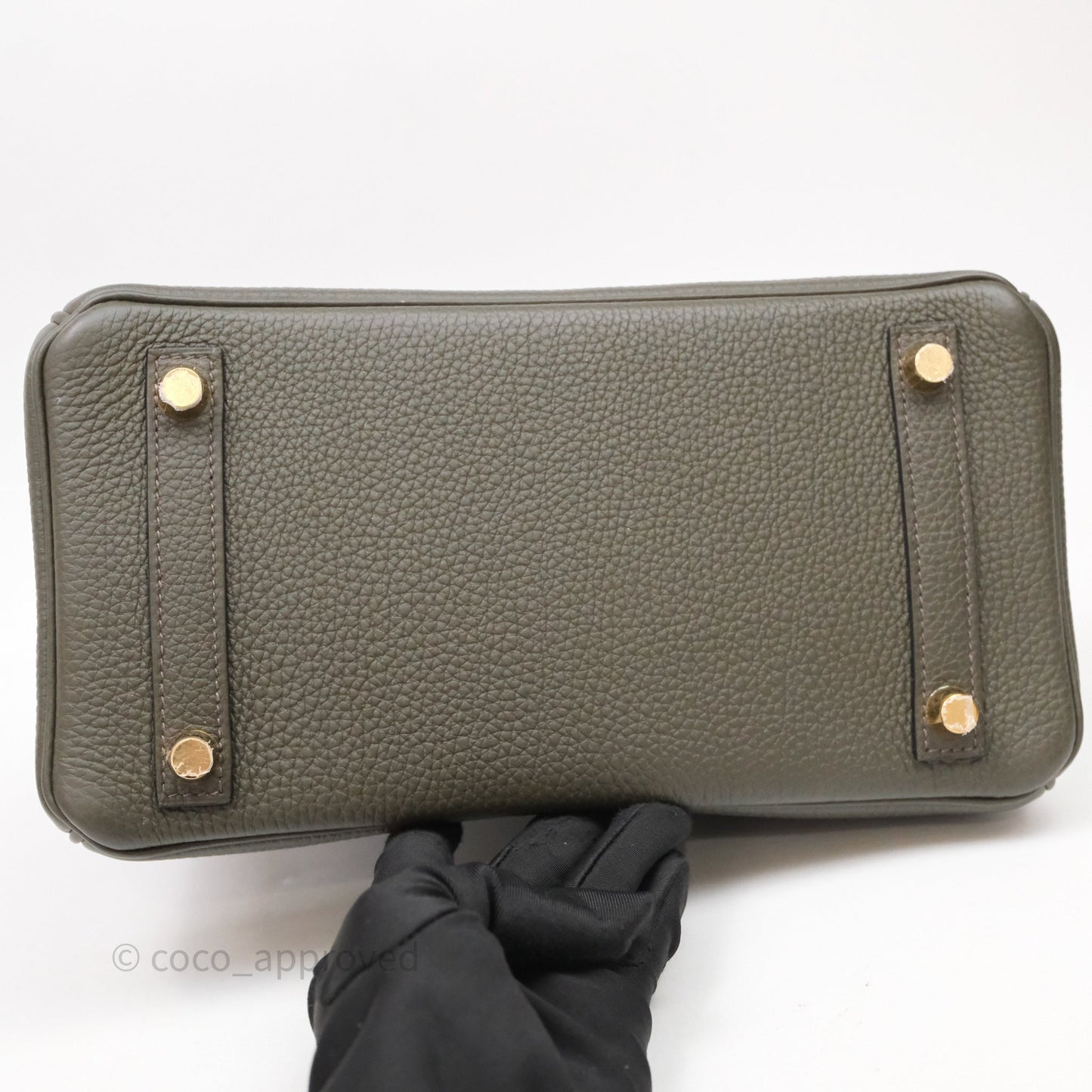 Hermès Birkin 25 Vert De Gris Togo Gold Hardware