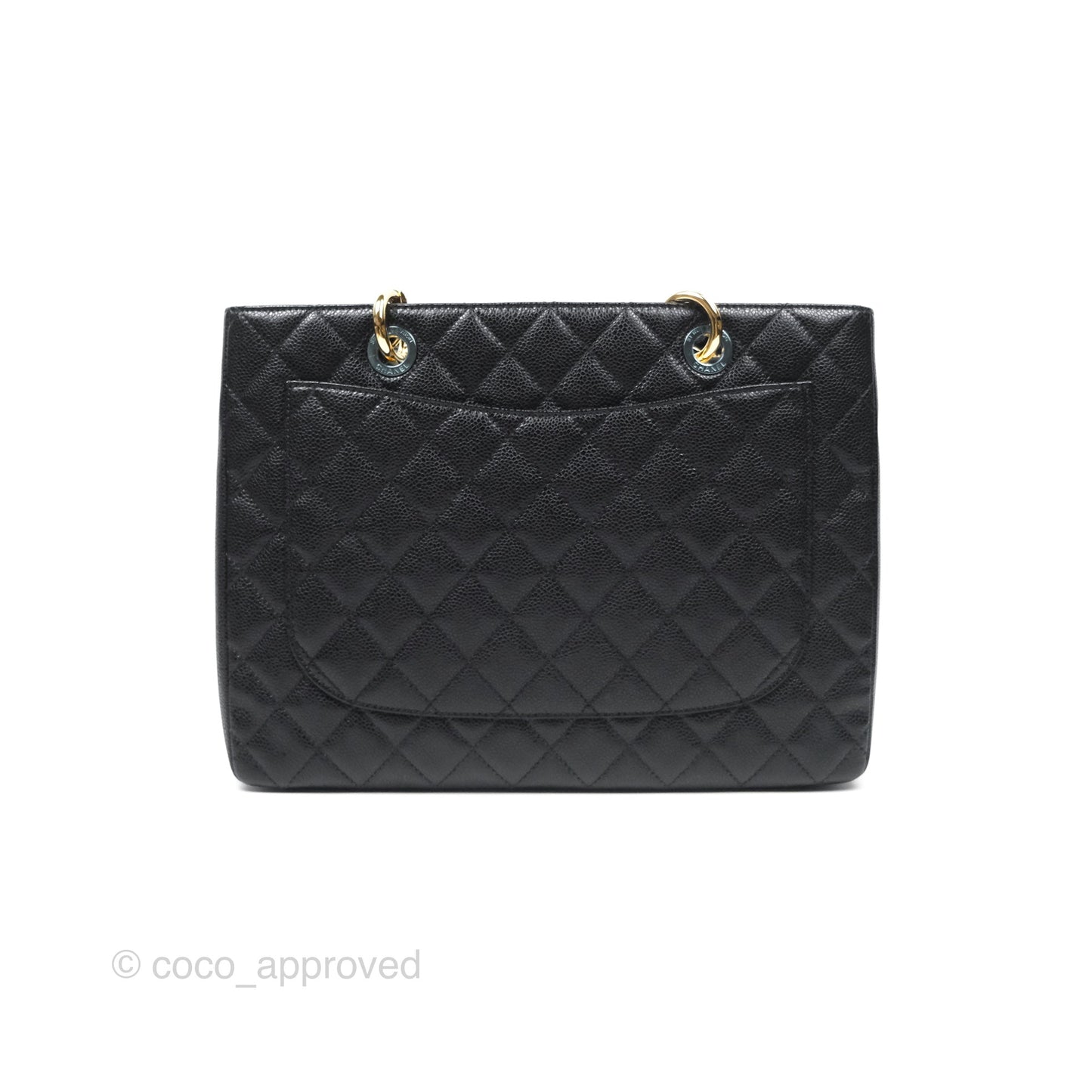 Chanel GST Black Caviar Gold Hardware