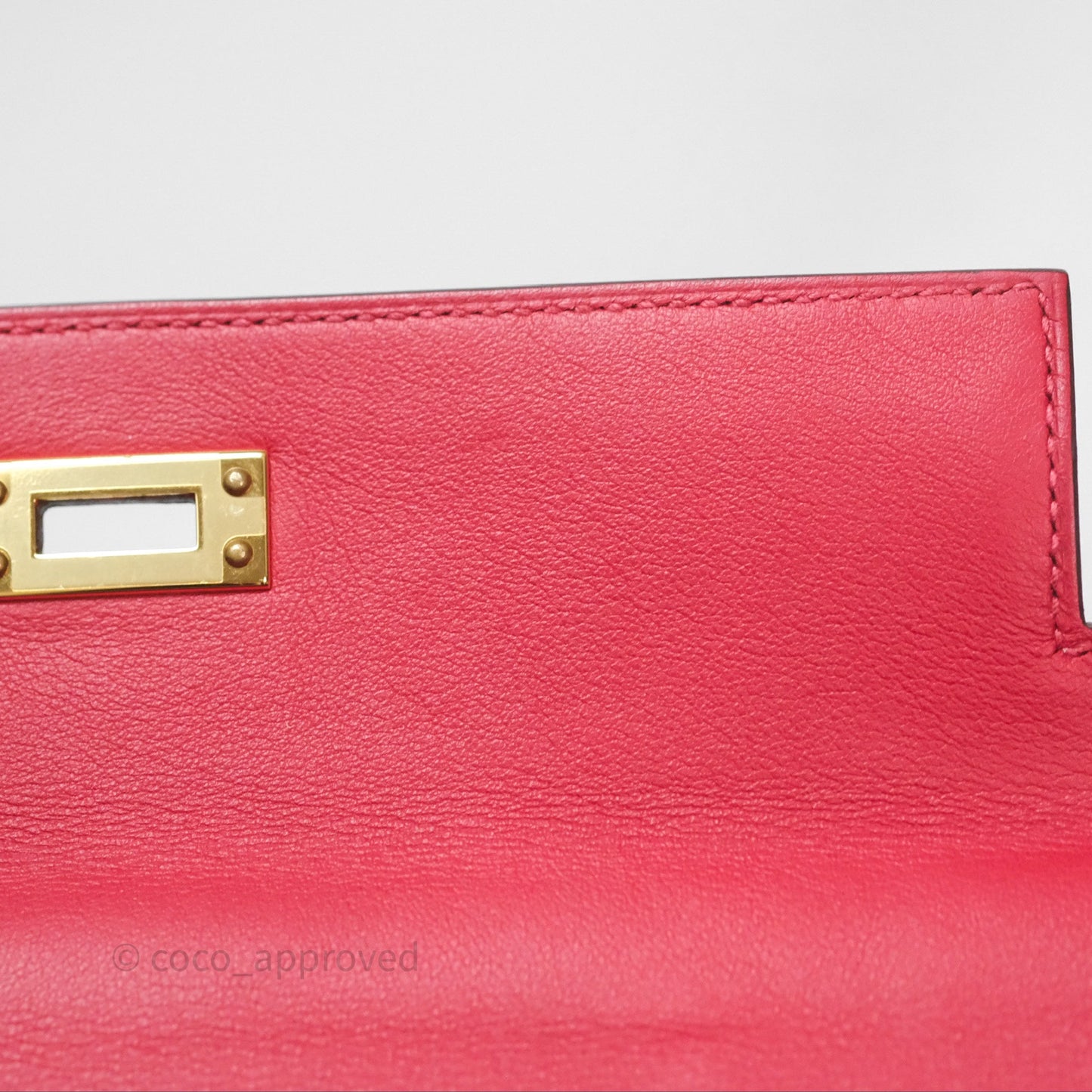 Hermès Kelly II 25 Retourne Swift Rouge Piment 5X Gold Hardware