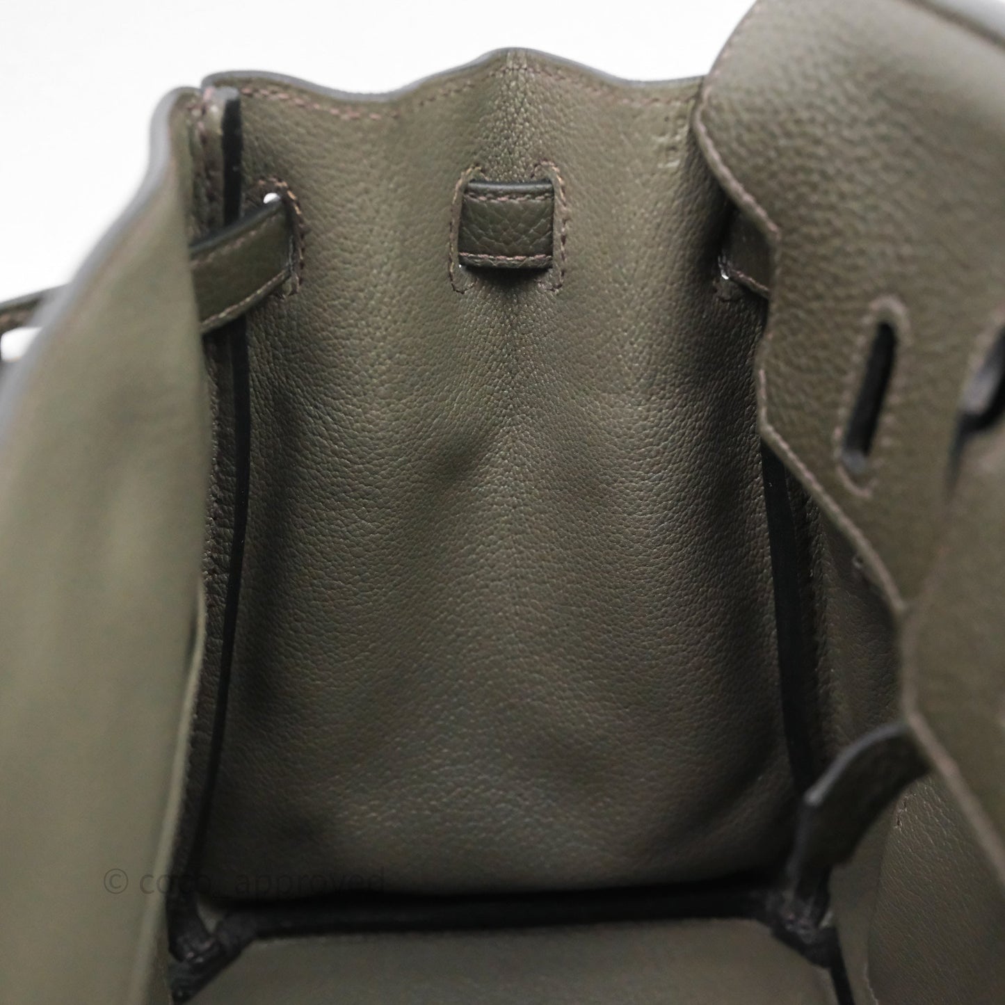 Hermès Birkin 25 Vert De Gris Togo Gold Hardware