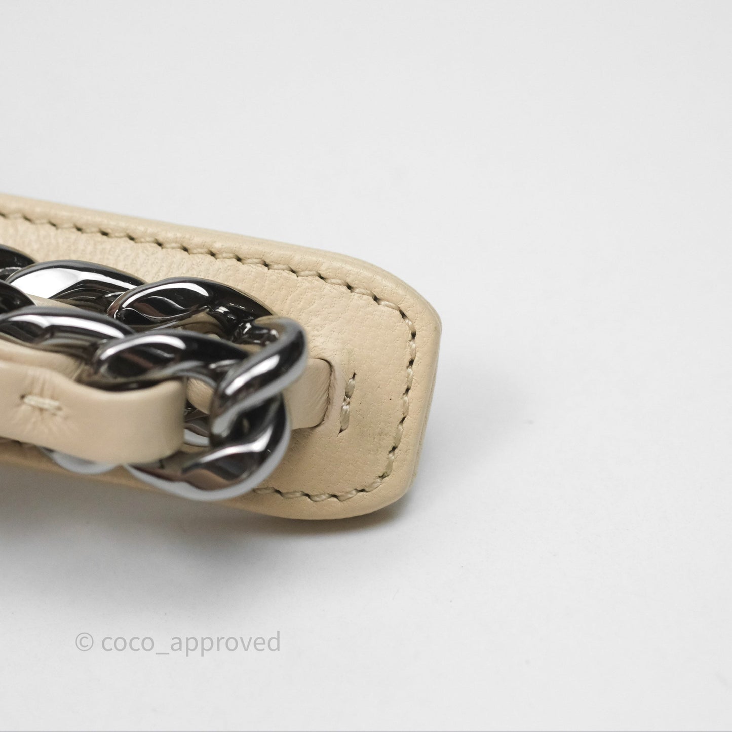 Chanel 19 Small Beige Mixed Hardware