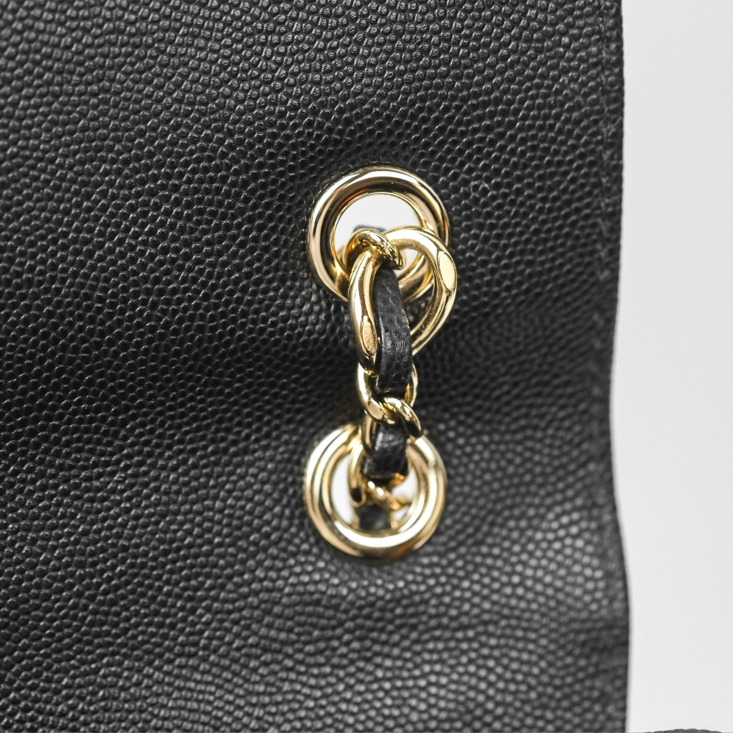 Chanel Quilted Business Affinity Backpack Black Caviar Gold Hardware