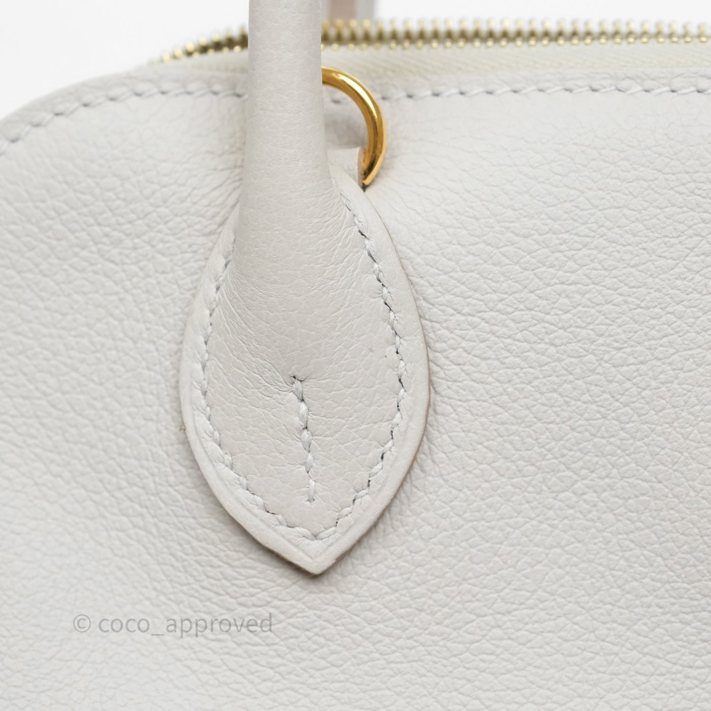 Hermès Bolide Mini 1923 Gris Perle 80 Evercolor Gold Hardware