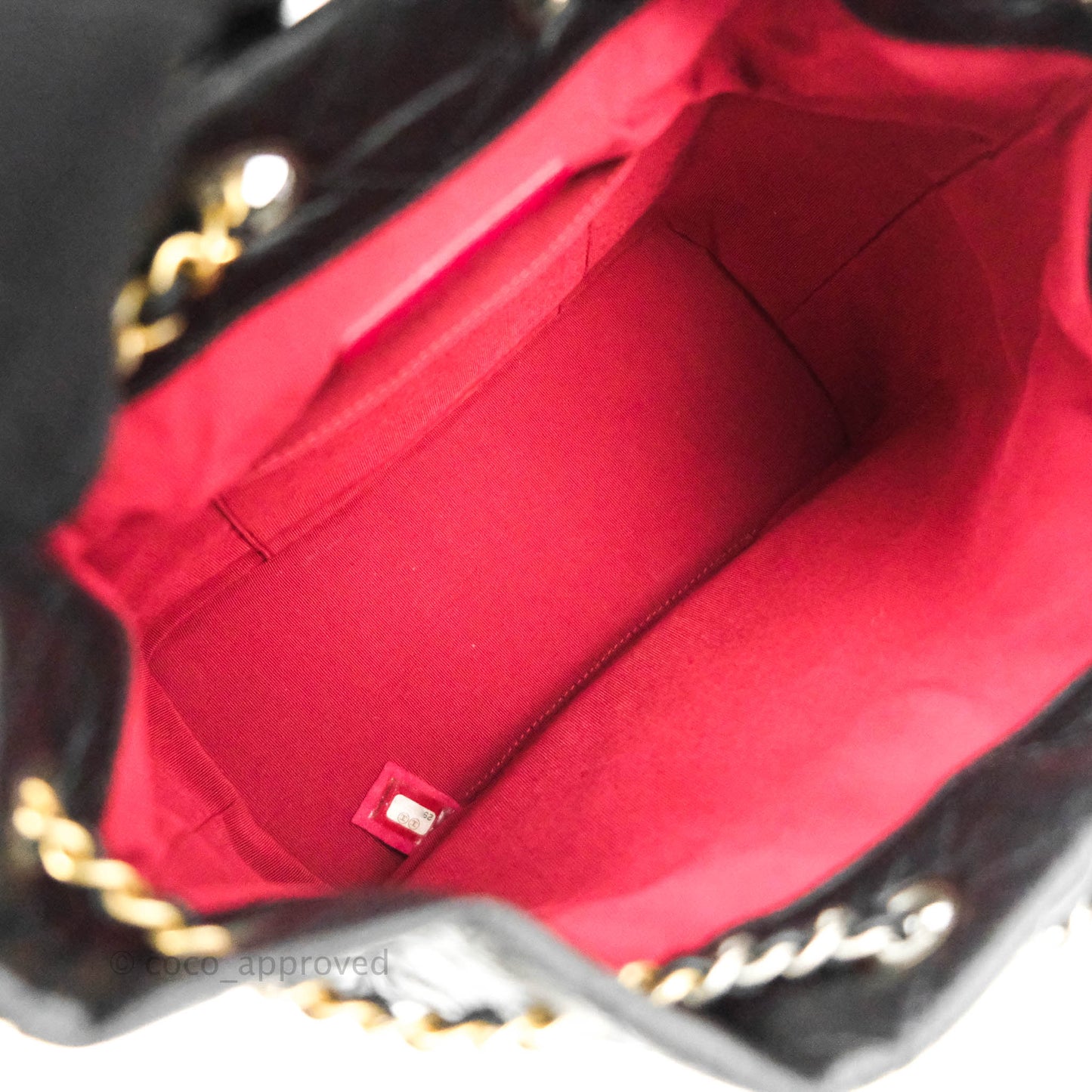 Chanel Small Gabrielle Backpack Black Aged Calfskin