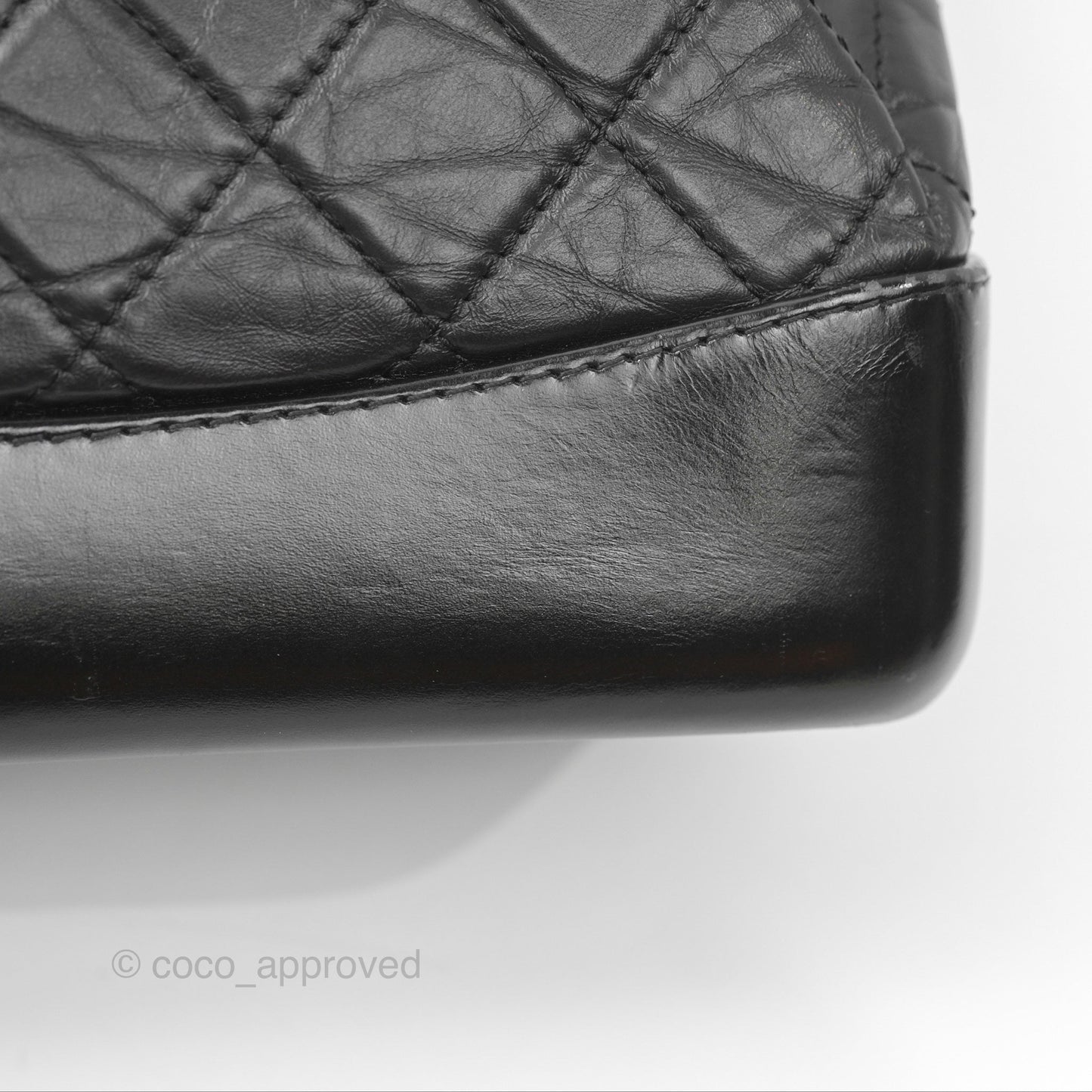 Chanel Small Gabrielle Backpack Black Aged Calfskin