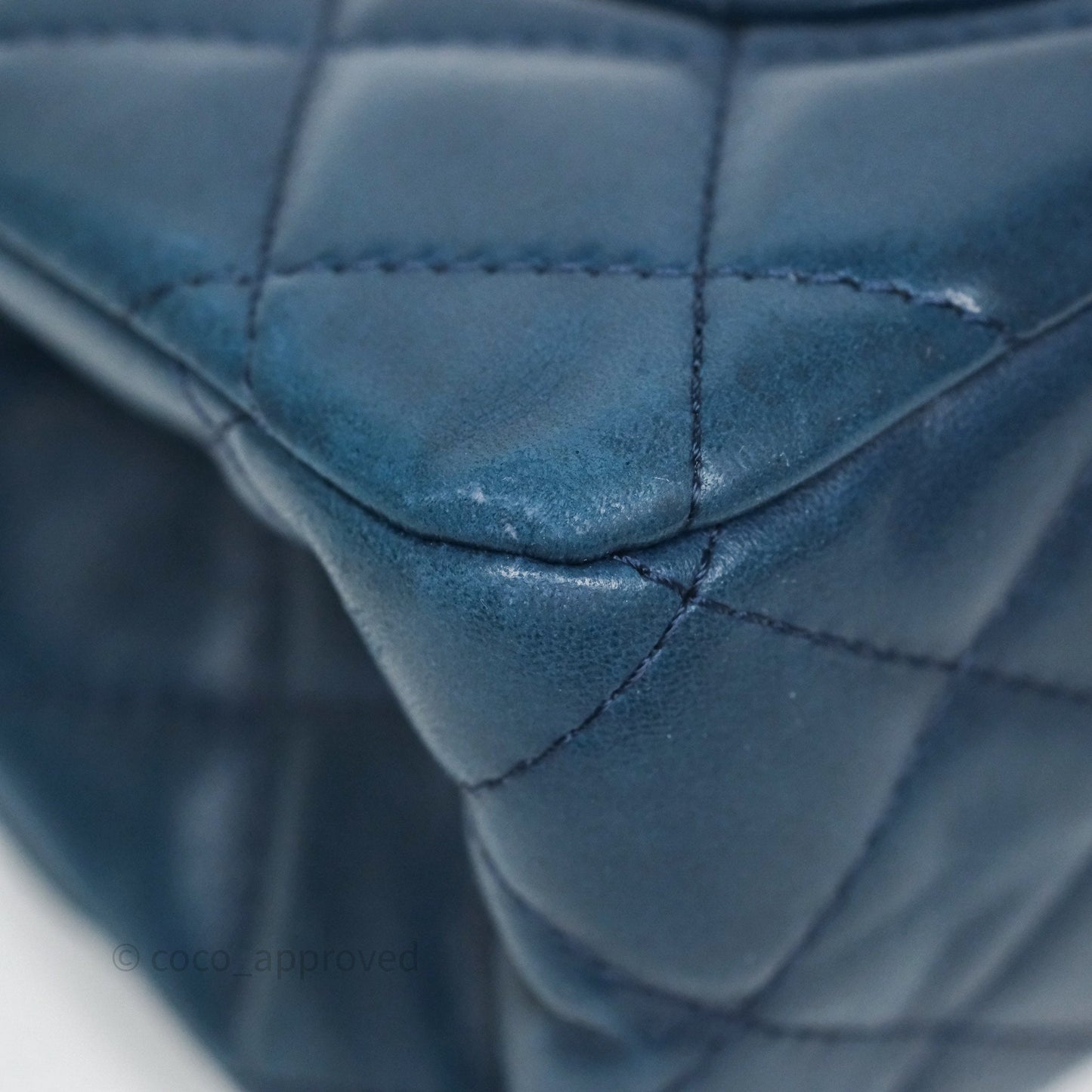 Chanel Reissue 227 Quilted Navy Lambskin Ruthenium Hardware