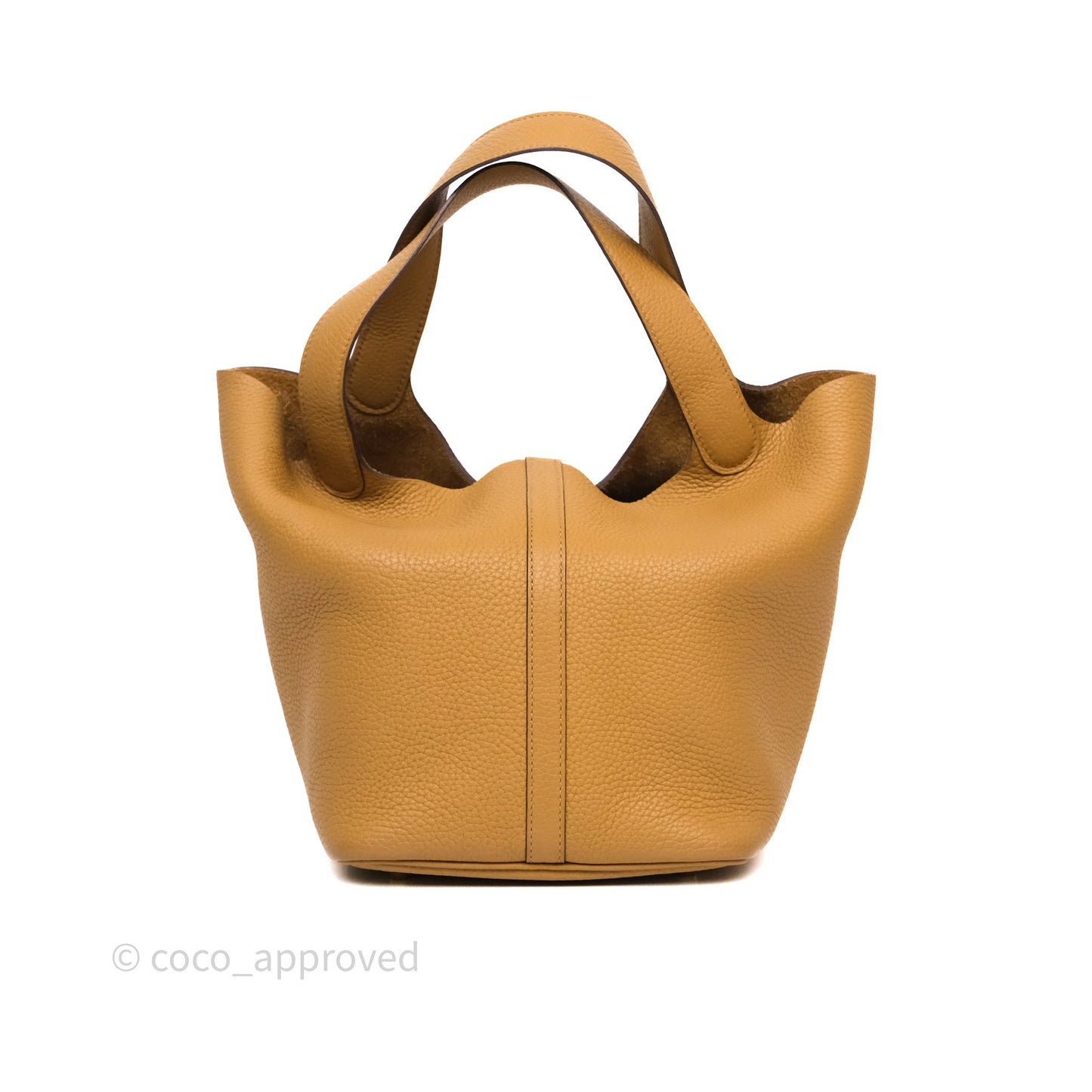 Hermès Picotin 22 Biscuit 4B Clemence Gold Hardware