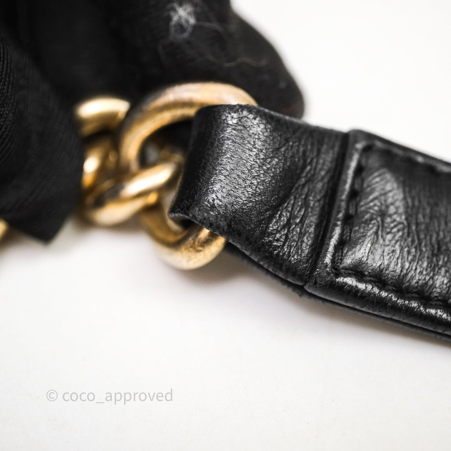 Chanel Medium Boy Quilted Black Lambskin Aged Gold Hardware