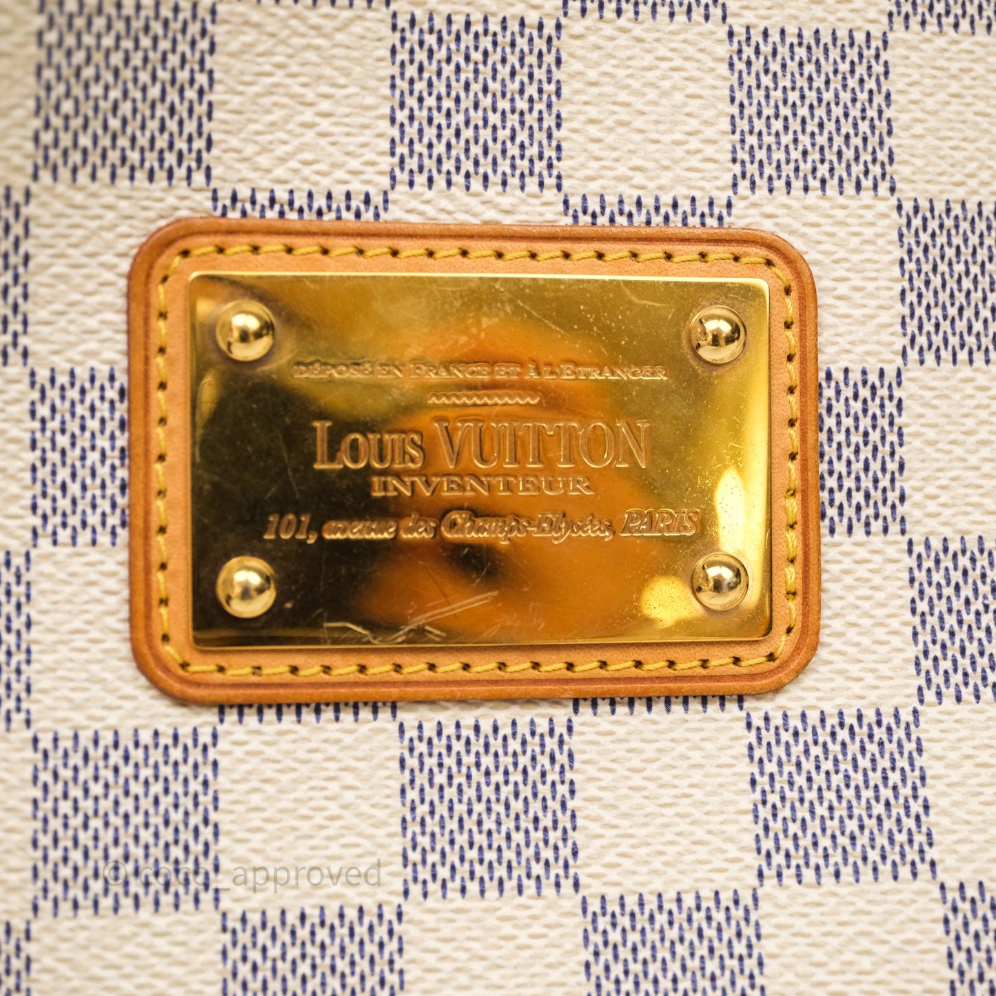 Louis Vuitton Eva Damier Azur Canvas Shoulder Bag