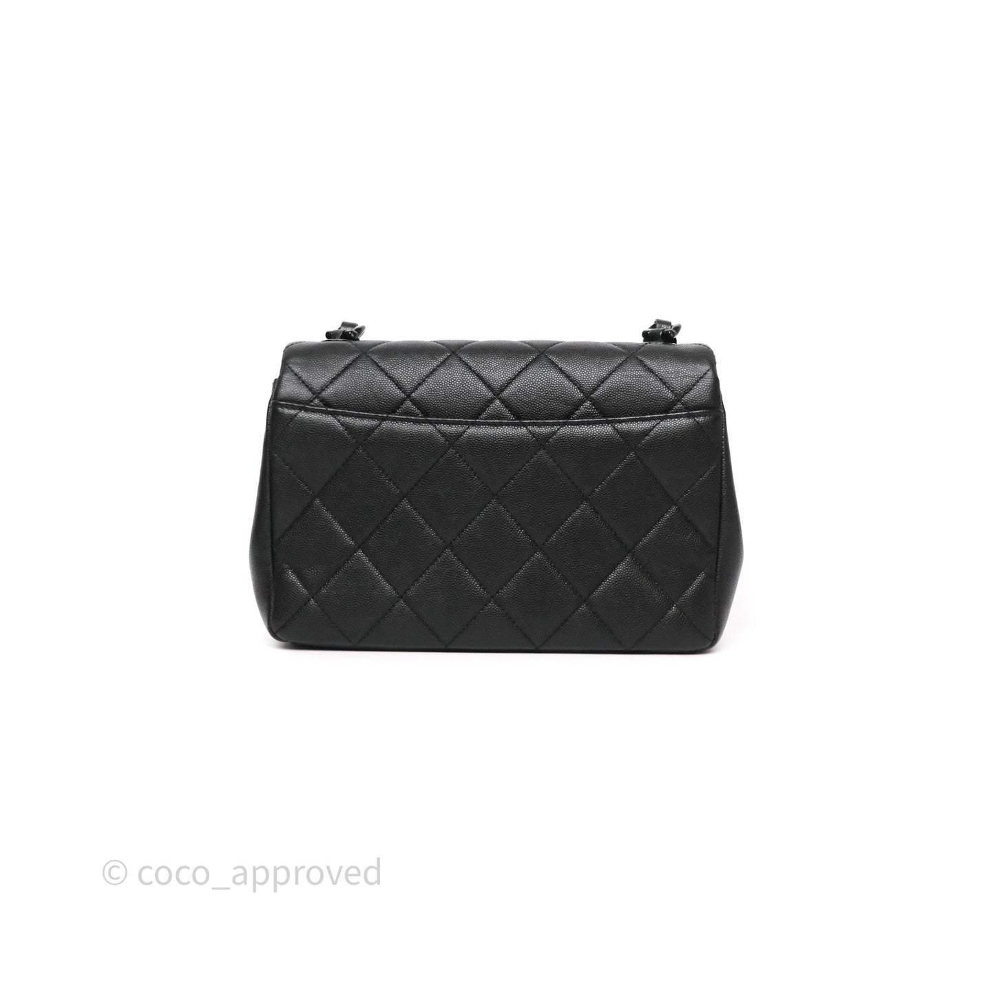 Chanel Quilted My Everything Medium Flap Bag So Black Caviar Incognito Hardware