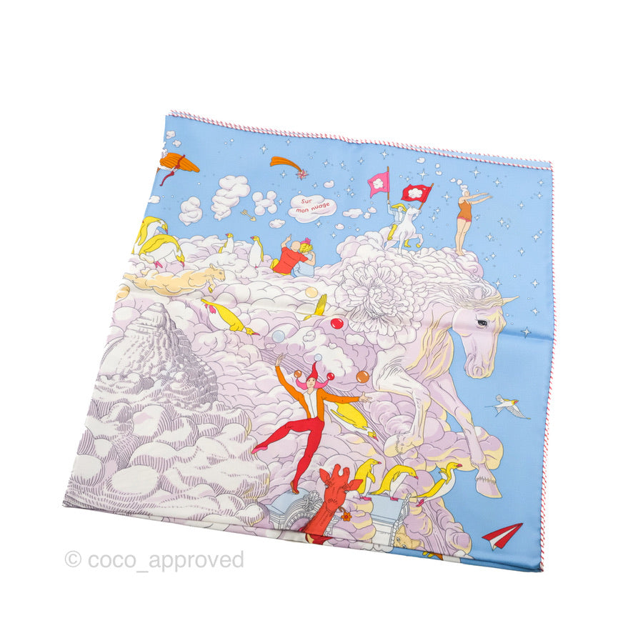 Hermès Sur Mon Nuage Scarf 90