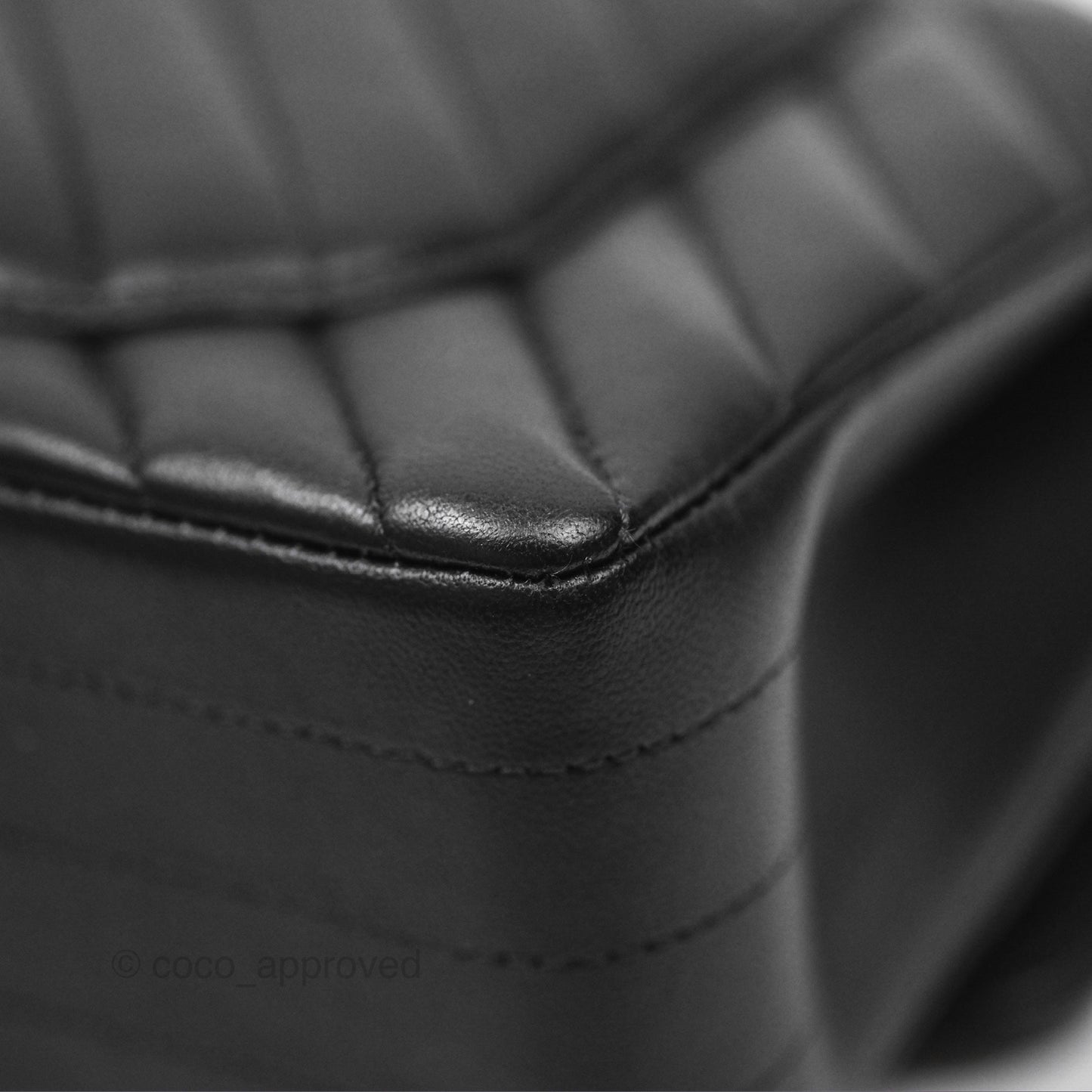 Chanel Small Classic Flap Chevron Black Lambskin Gold Hardware