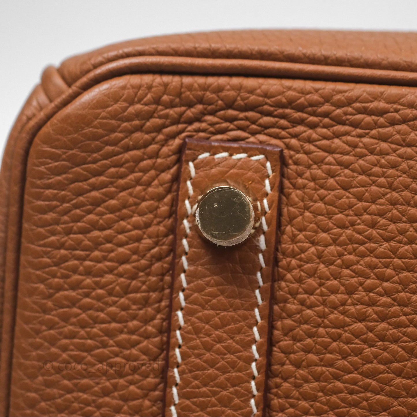 Hermès Birkin 30 Retourne Gold 37 Togo Gold Hardware