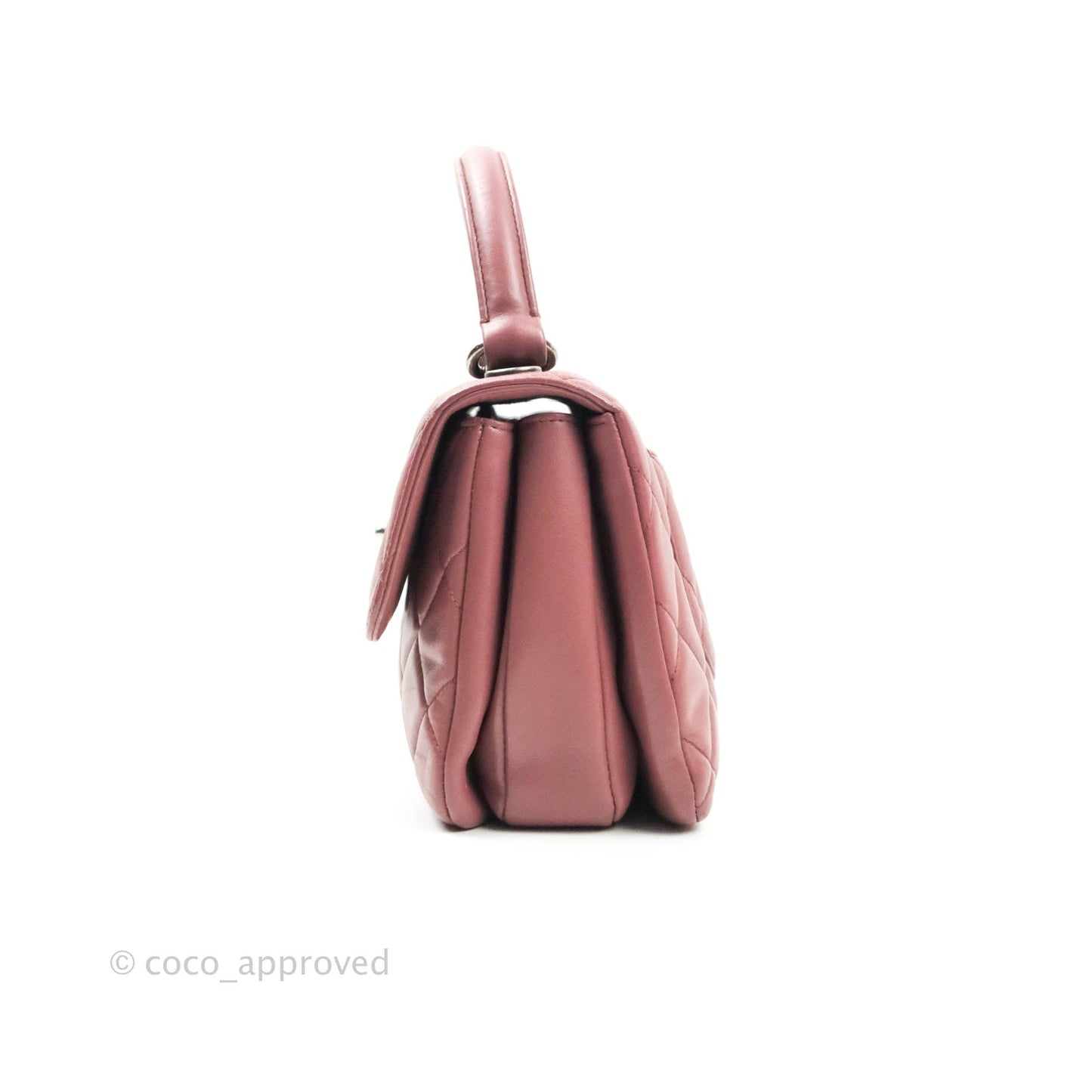 Chanel Trendy CC Small Mauve Pink Lambskin Ruthenium Hardware