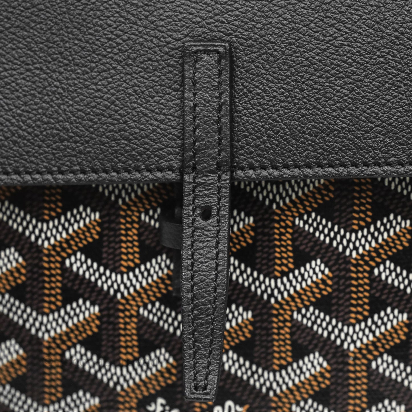 Goyard Mini Alpin Backpack Black Goyardine Calfskin