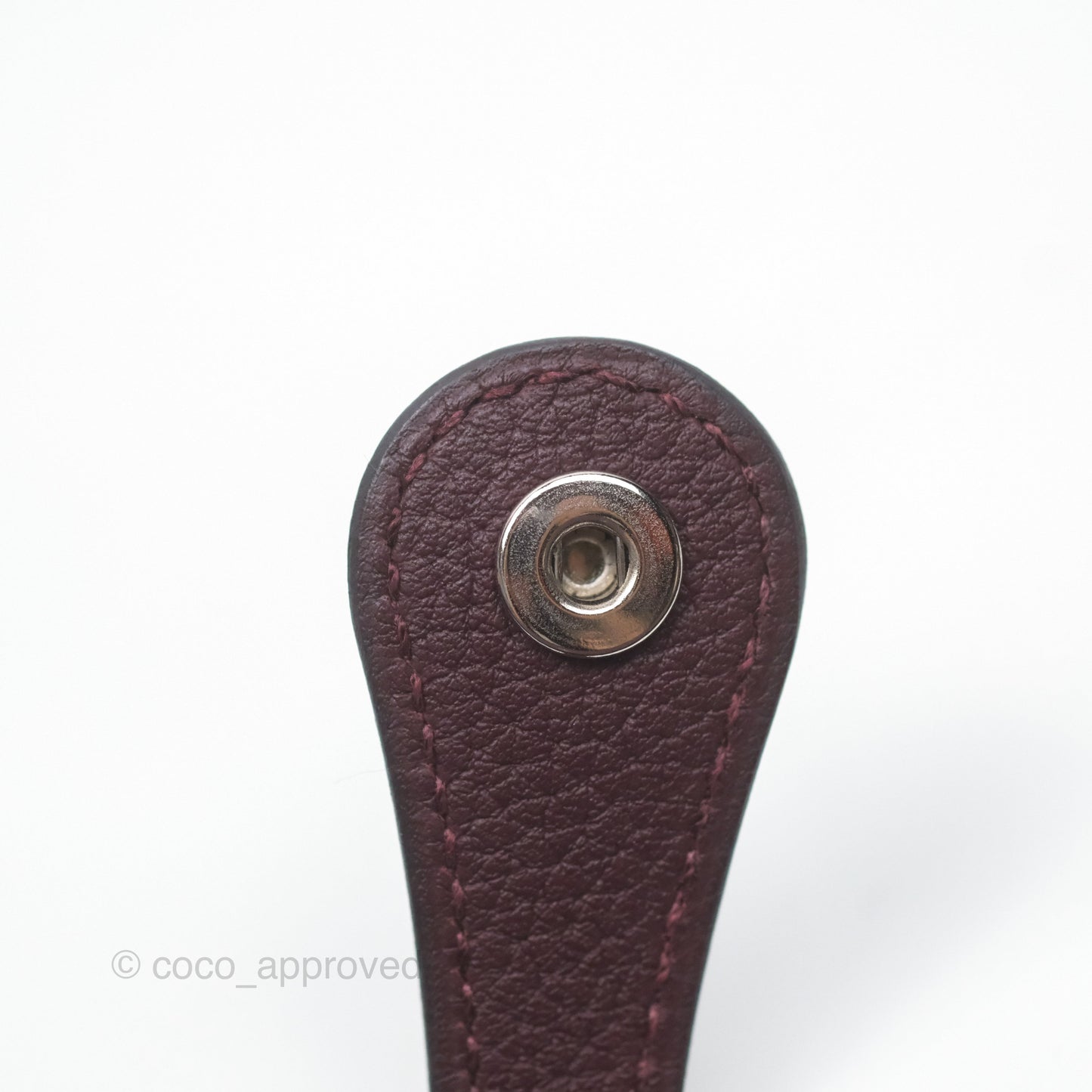 Hermès Mini Evelyne 16 Bordeaux 57 Taurillon Maurice Palladium Hardware