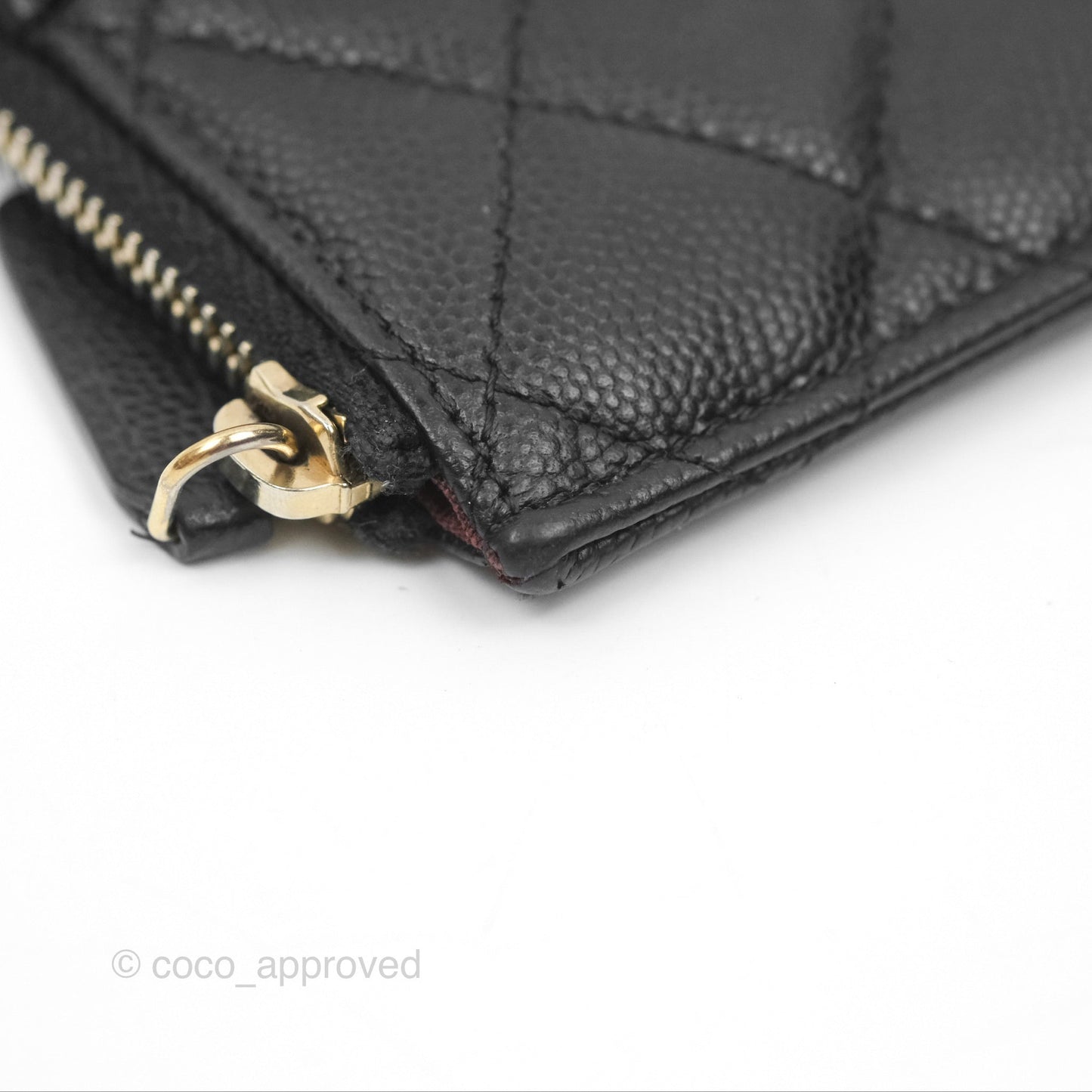 Chanel Classic Long Wallet Pouch Black Caviar