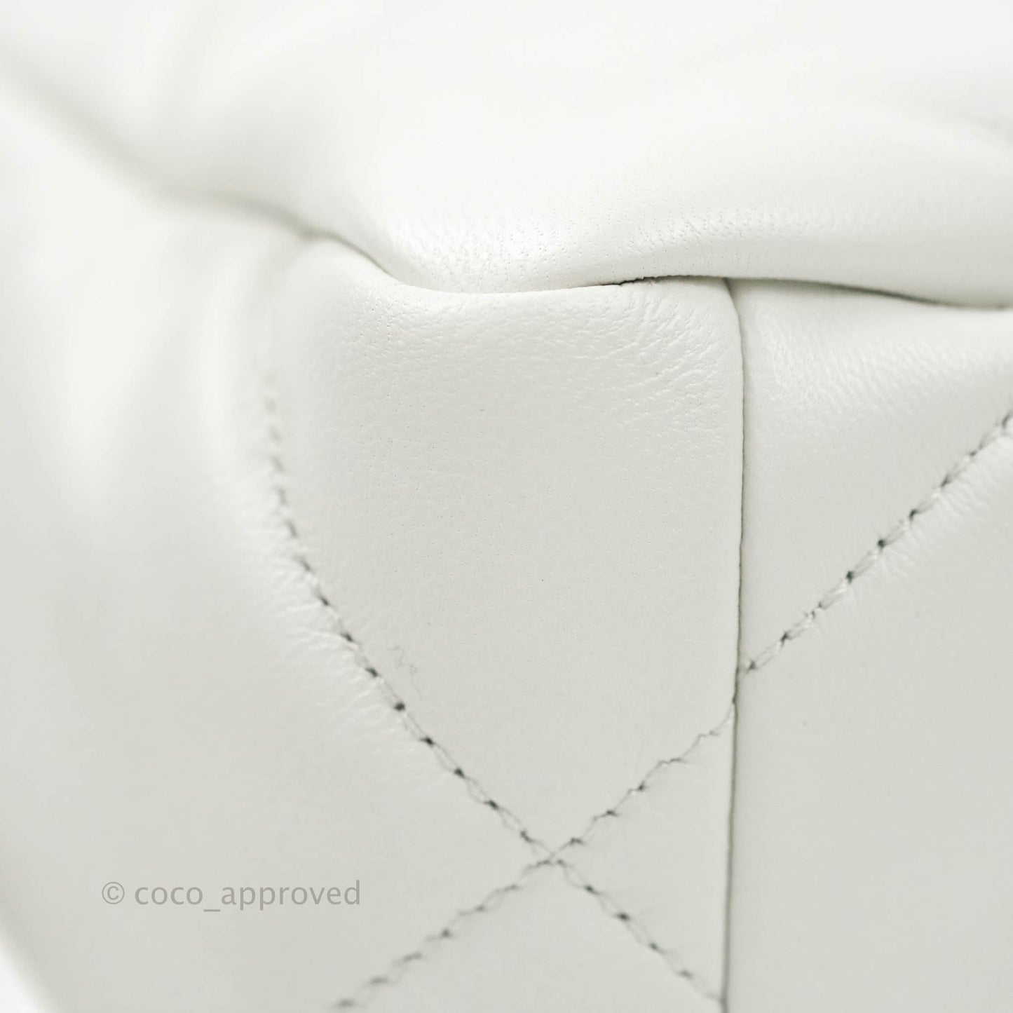 Chanel 19 Small White Mixed Hardware