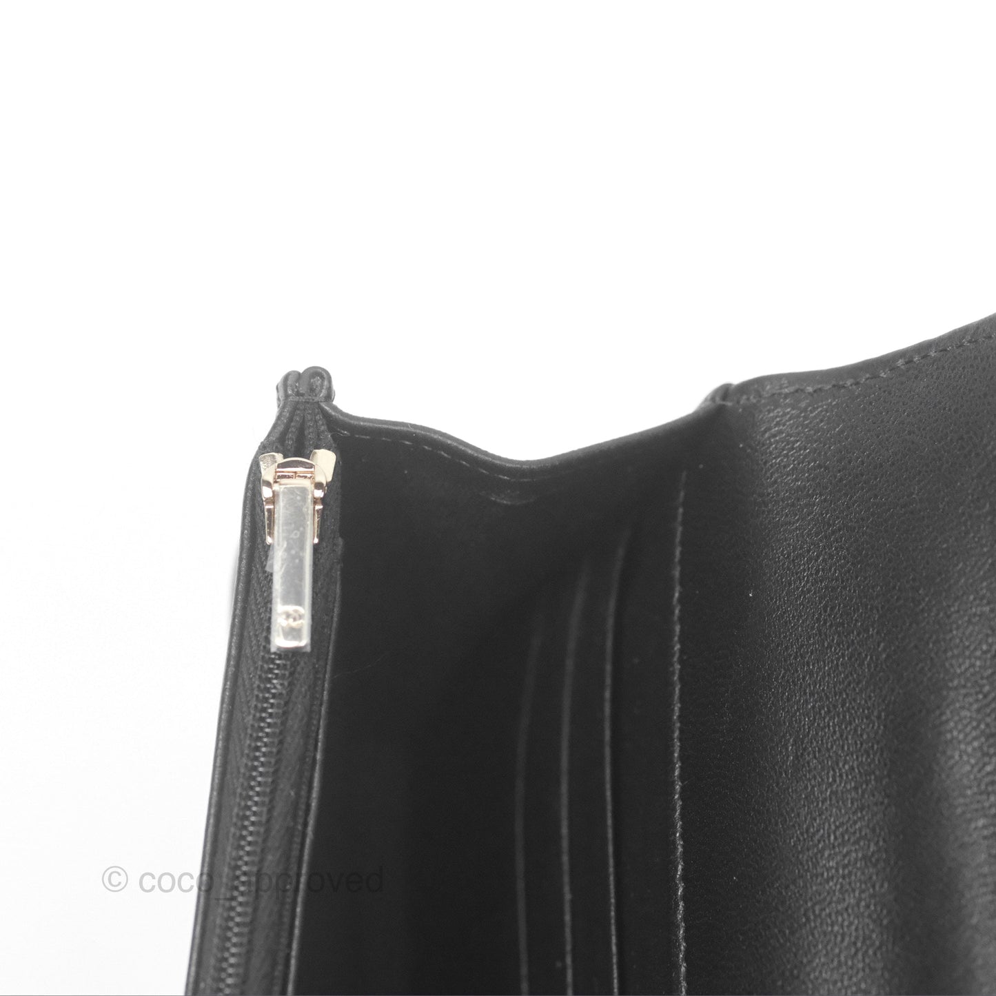 Chanel Camellia Handle WOC with Chain Black Lambskin 23K