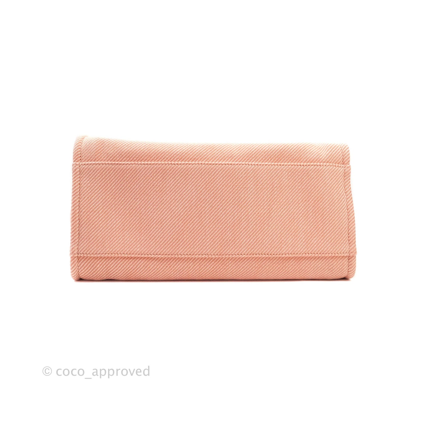 Chanel Large Deauville Coral Canvas