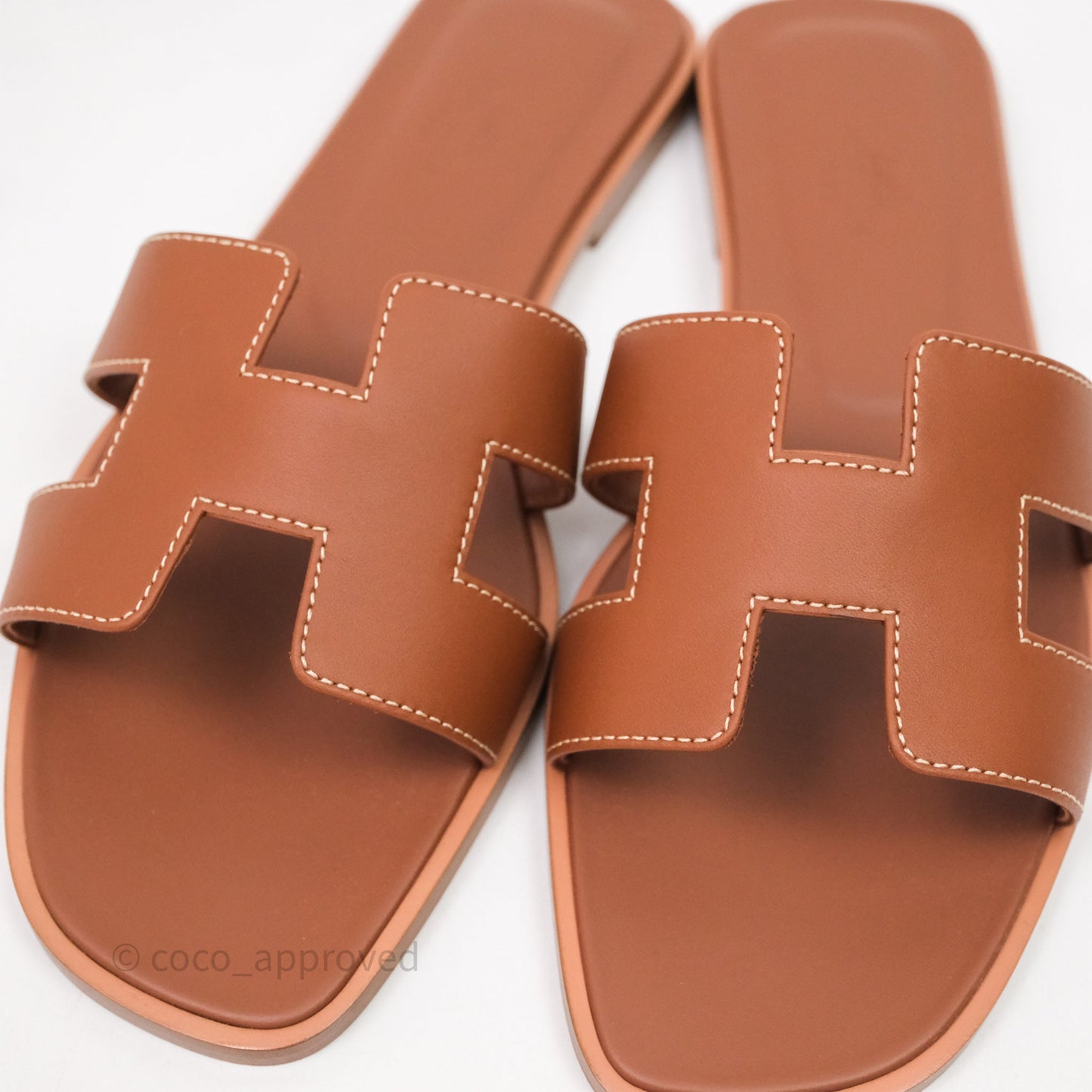 Hermès Oran Sandals Gold Size 37.5