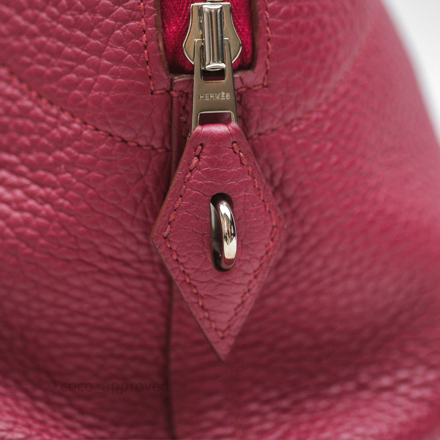 Hermès Bolide 1923 31 Rubis B5 Clemence Palladium Hardware