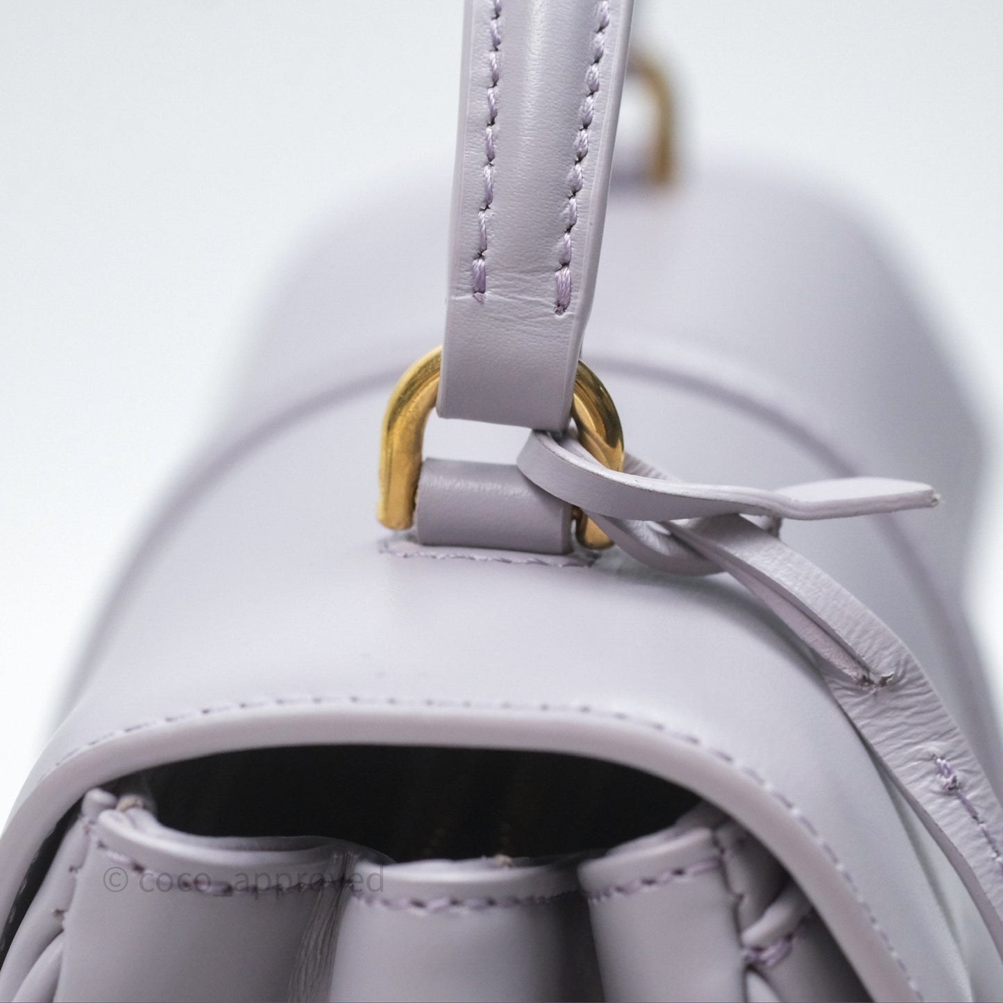 Celine Mini 16 Bag in Satinated Calfskin Light Lilac