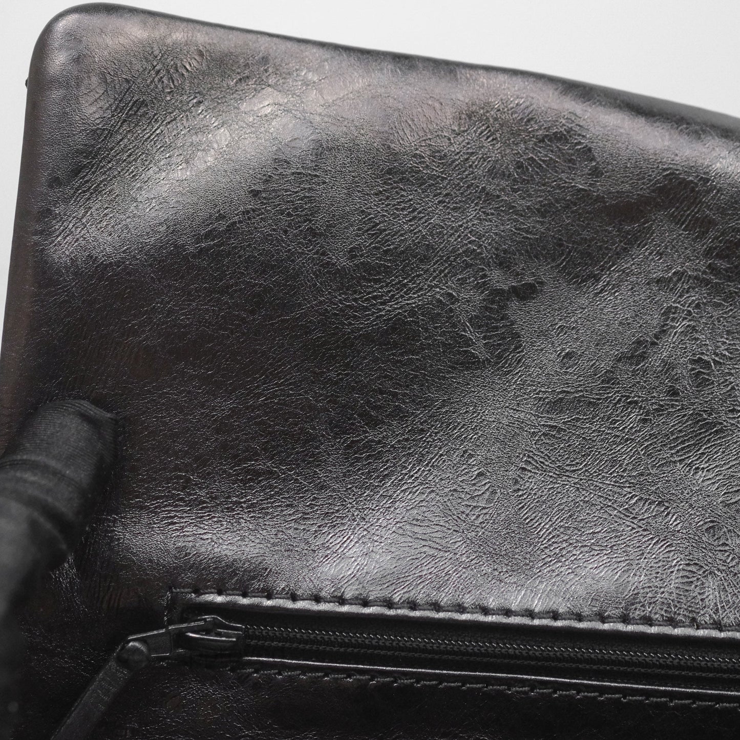 Chanel 228 Reissue Flap Quilted Black Crumpled Calfskin Ruthenium Hardware