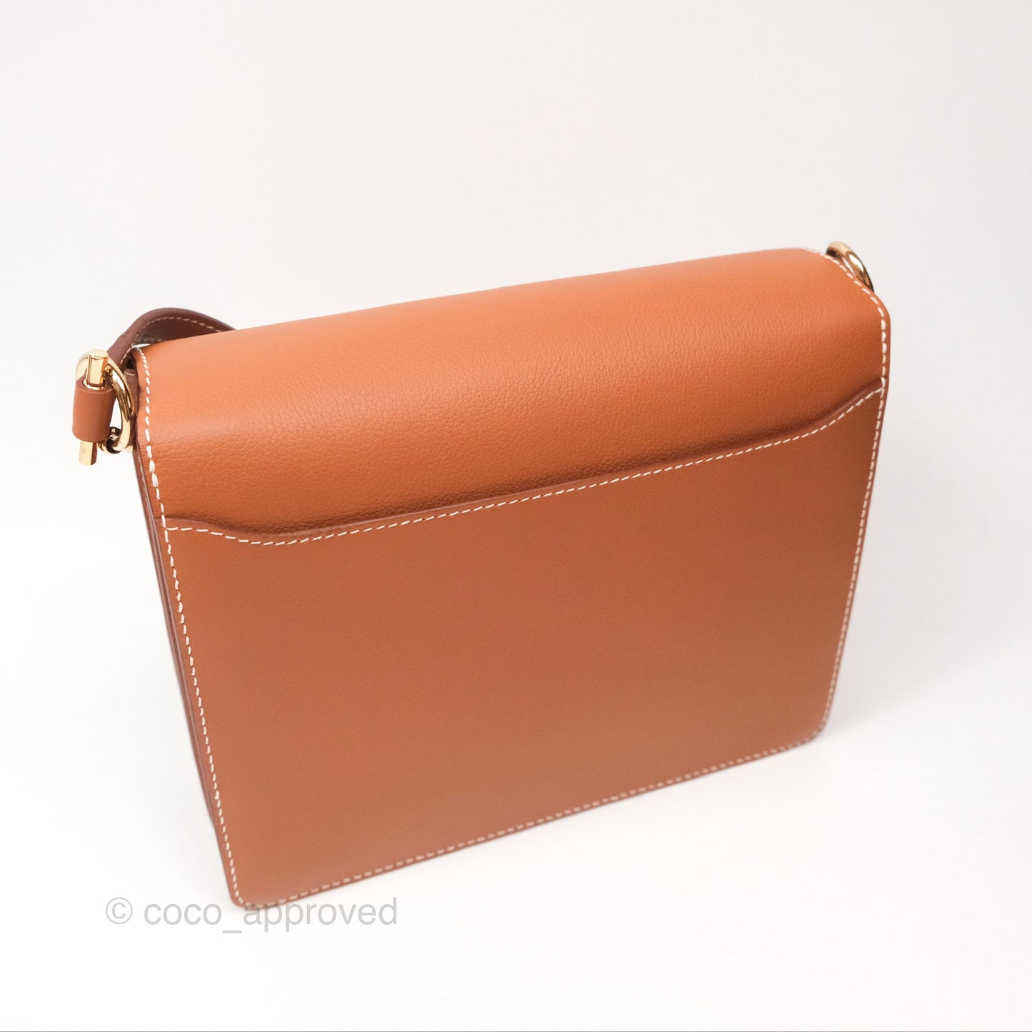 Hermès Roulis 23 Gold Evercolor Gold Hardware