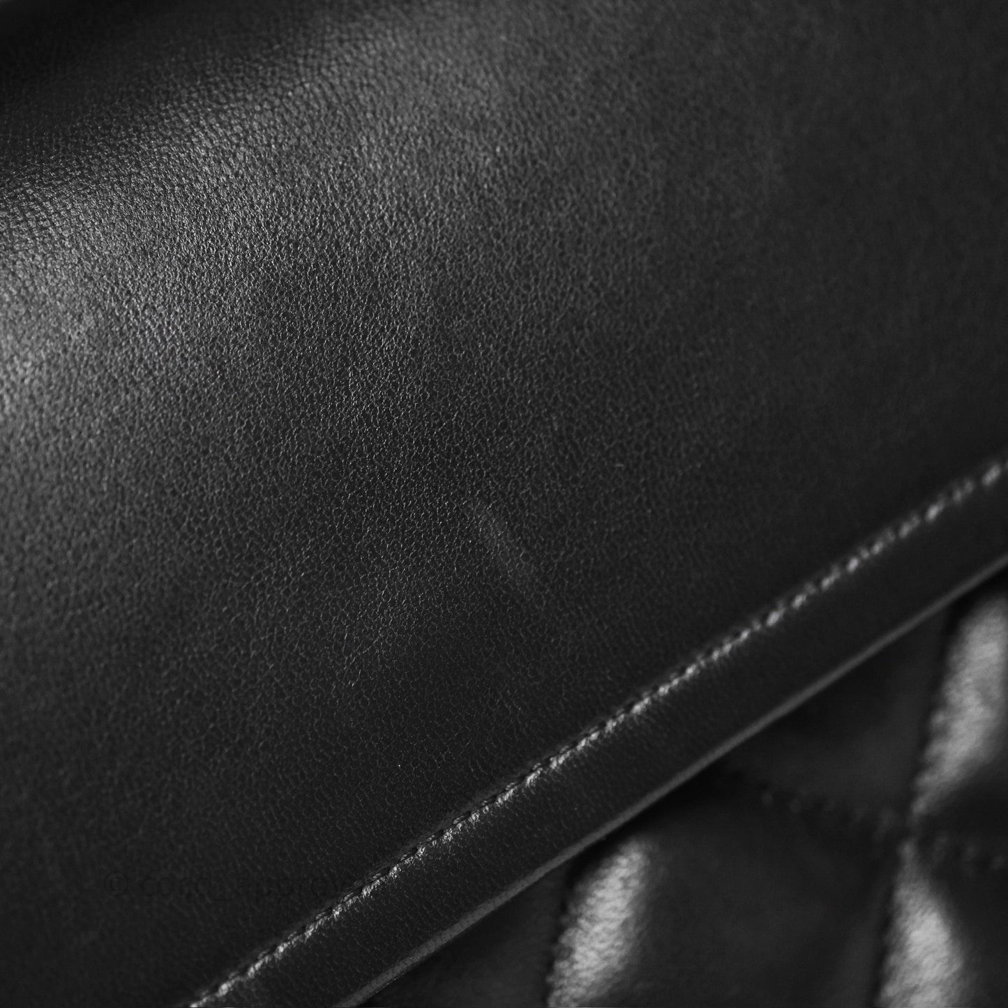 Chanel Jumbo Double Flap Black Lambskin Silver Hardware⁣⁣