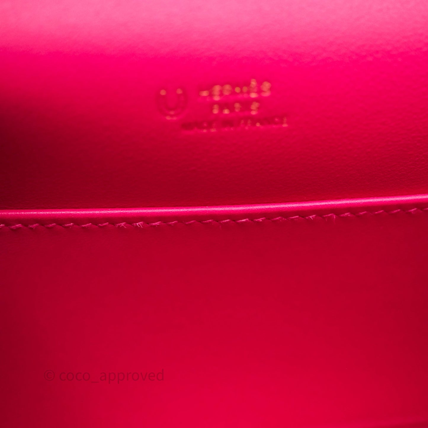 Hermès Kelly Pochette Nata Swift Pink Special Order Gold Hardware