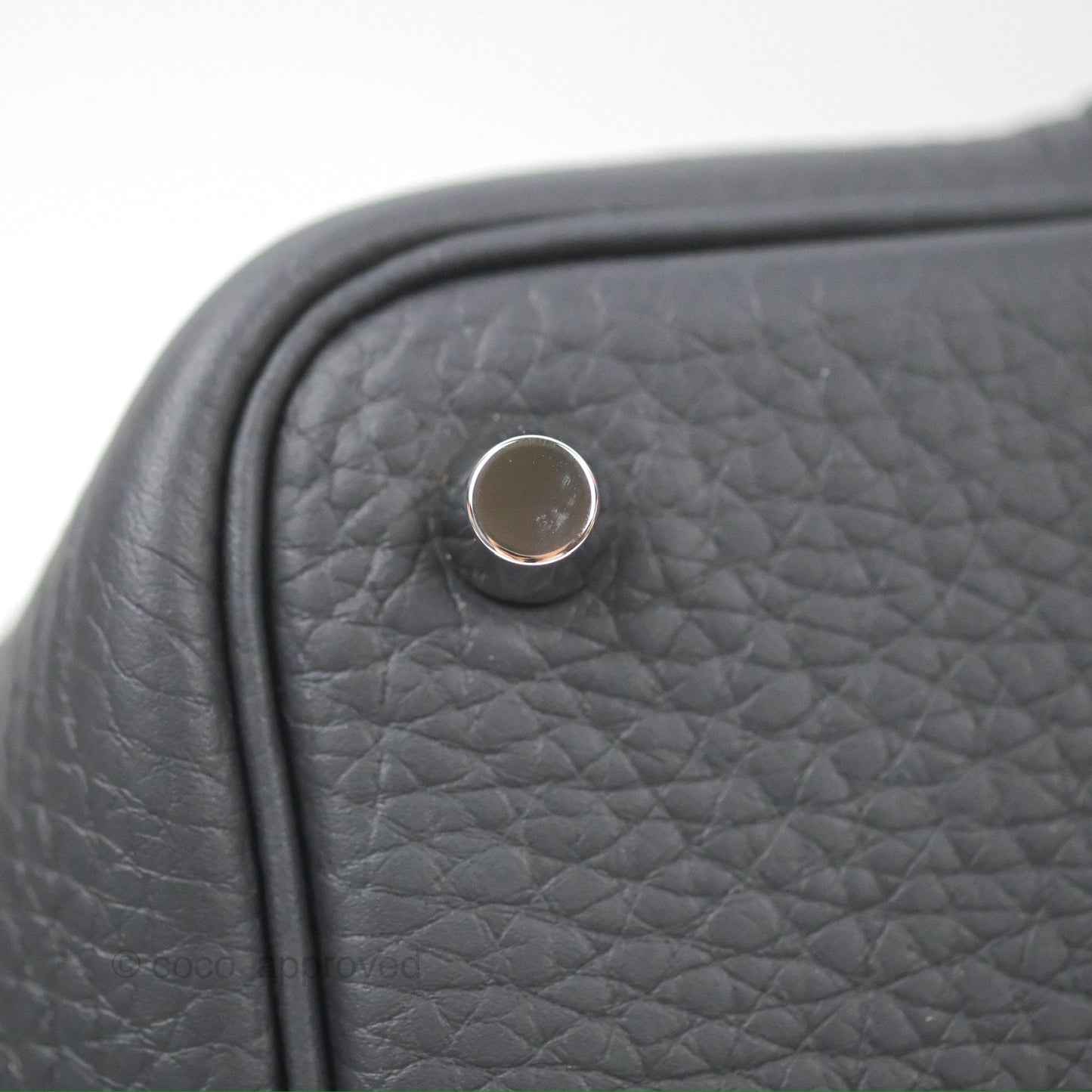 Hermès Picotin 18 Caban Clemence Palladium Hardware