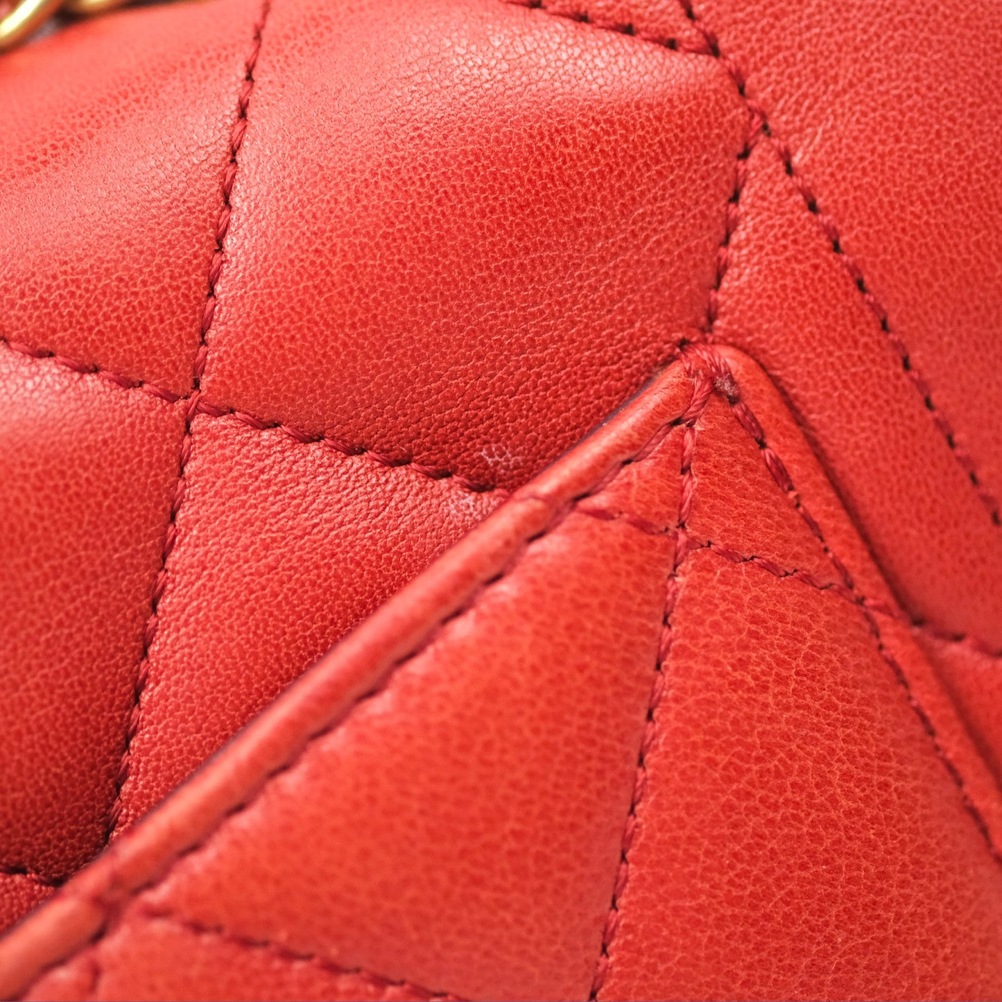 Chanel Diana Reissue Brick Red Gold Hardware